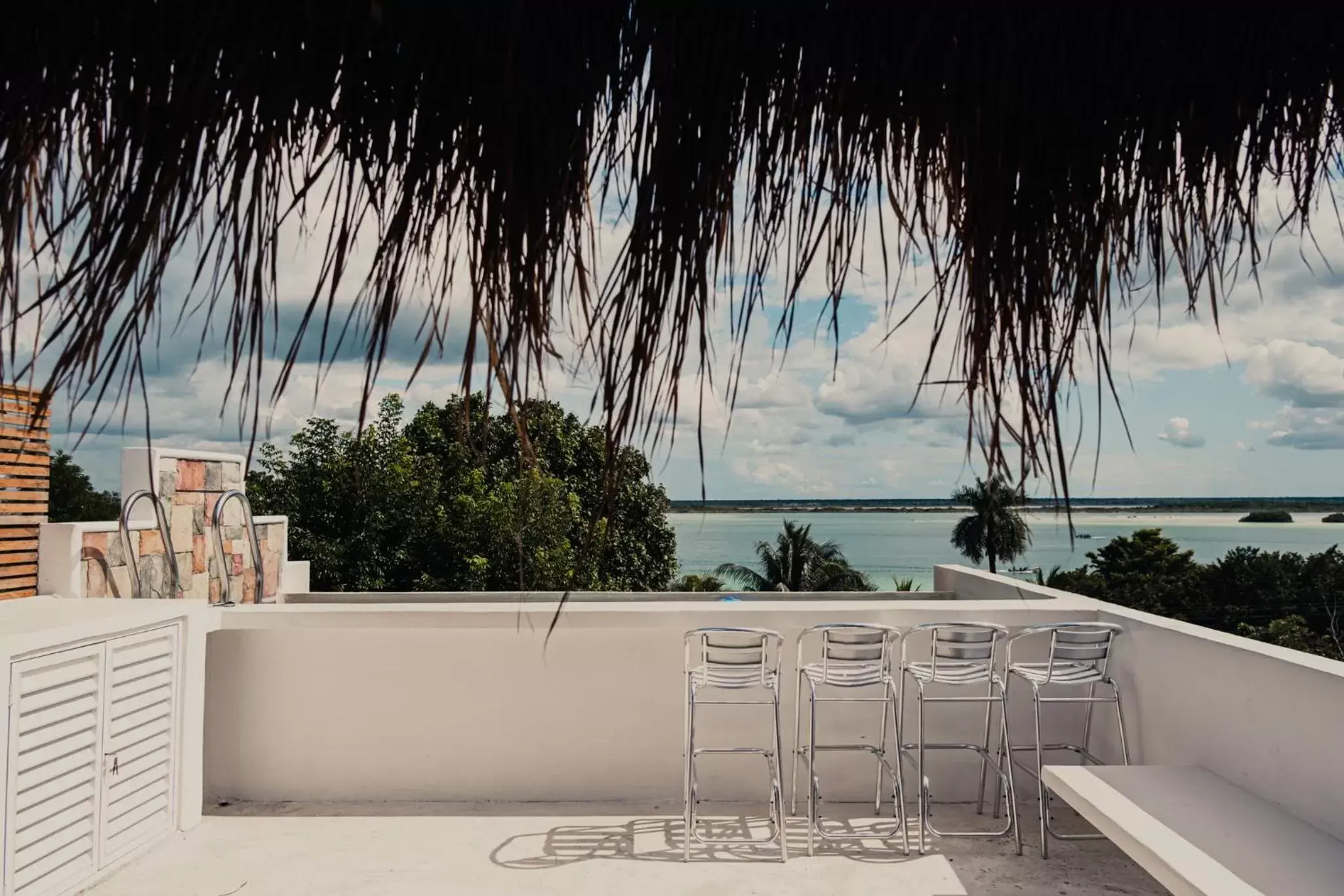 Balcony/Terrace in Royal Palm Bacalar Cabañas & Lagoon Club