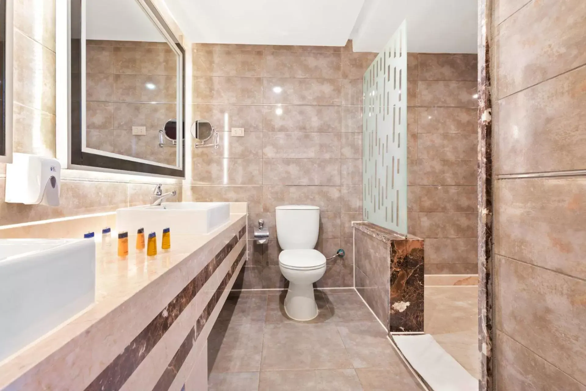 Bathroom in Pickalbatros Aqua Park Resort - Hurghada