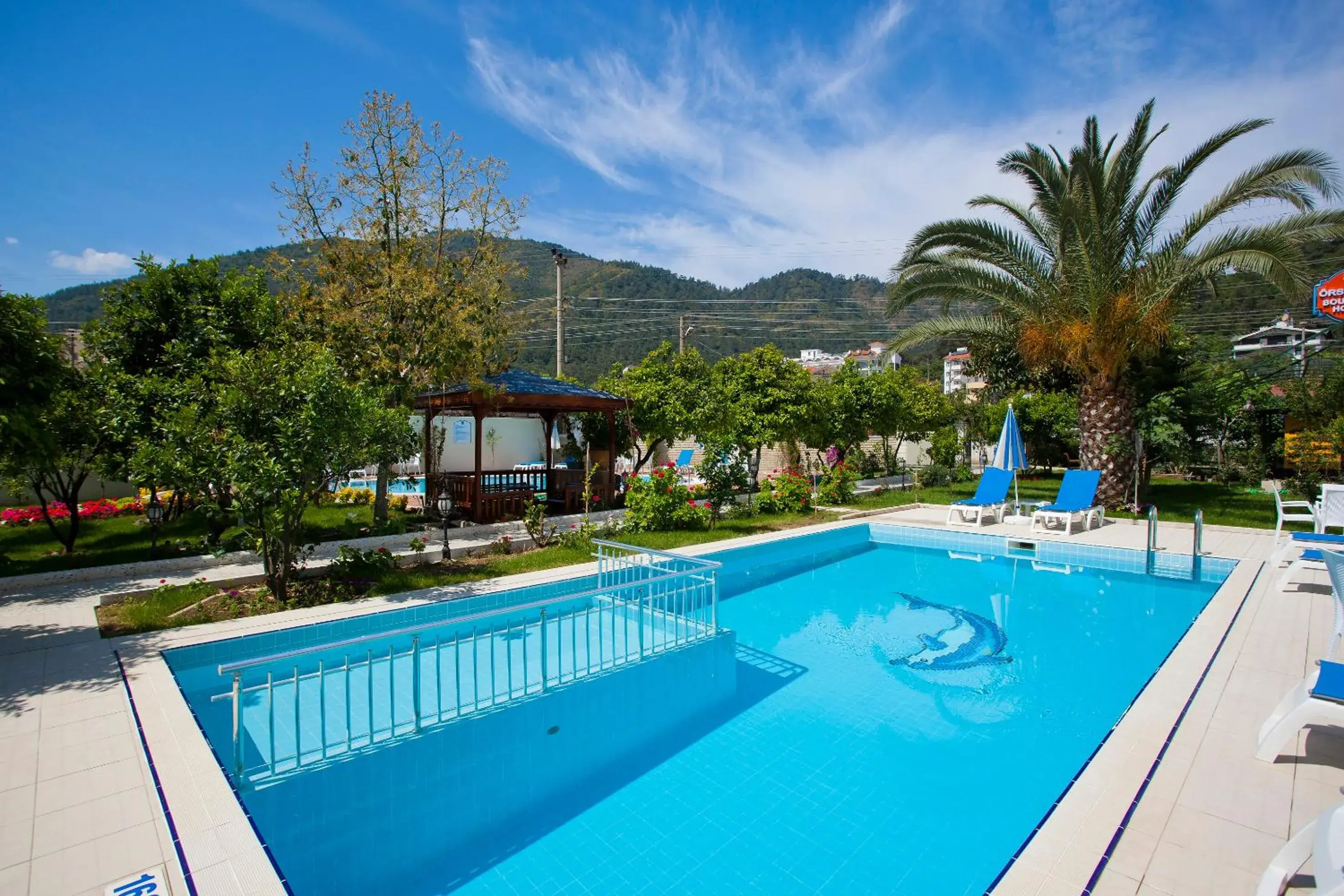 Bird's eye view, Swimming Pool in Örsmaris Boutique Hotel