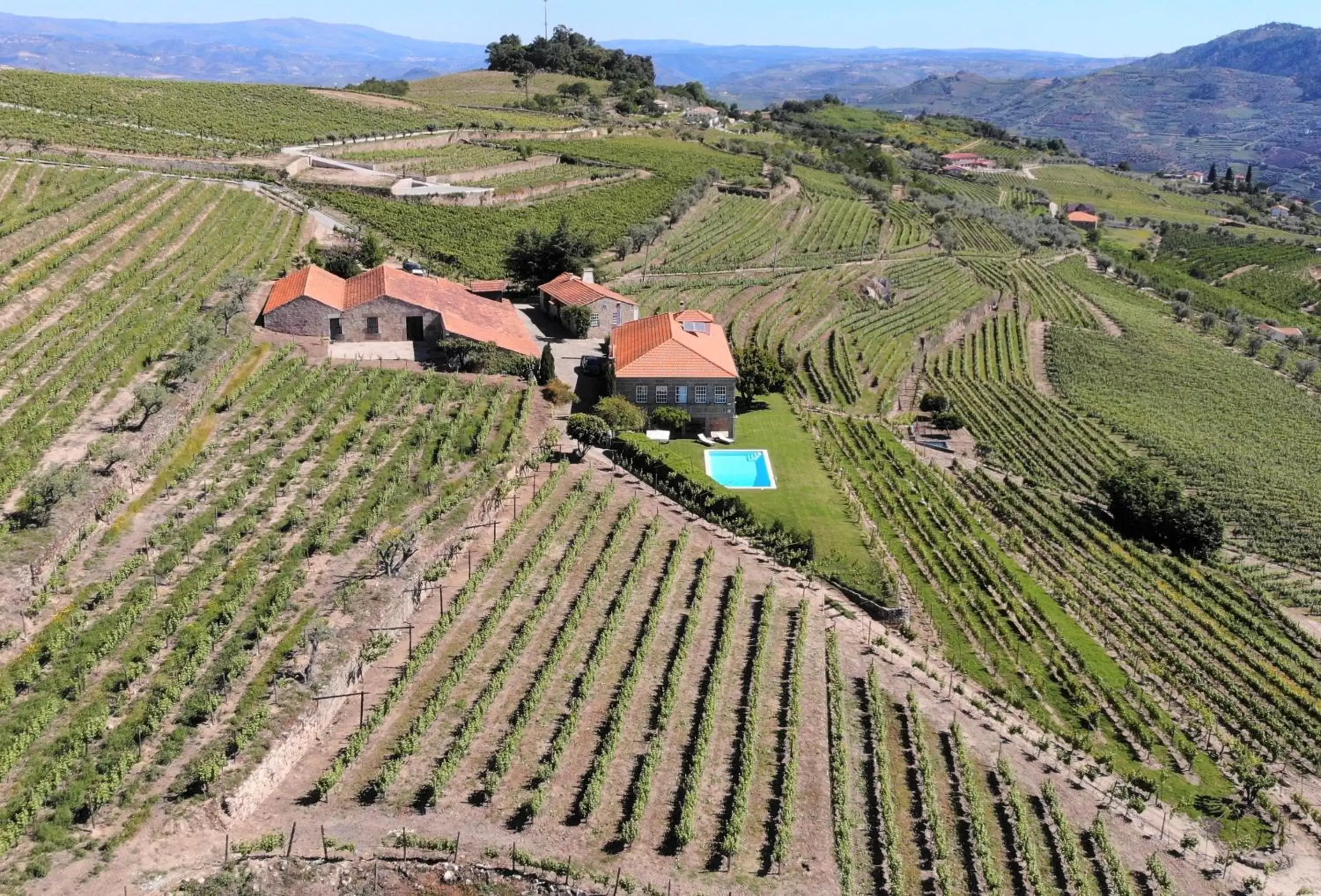 Bird's-eye View in Quinta da Portela - Casa Visconde Arneiros