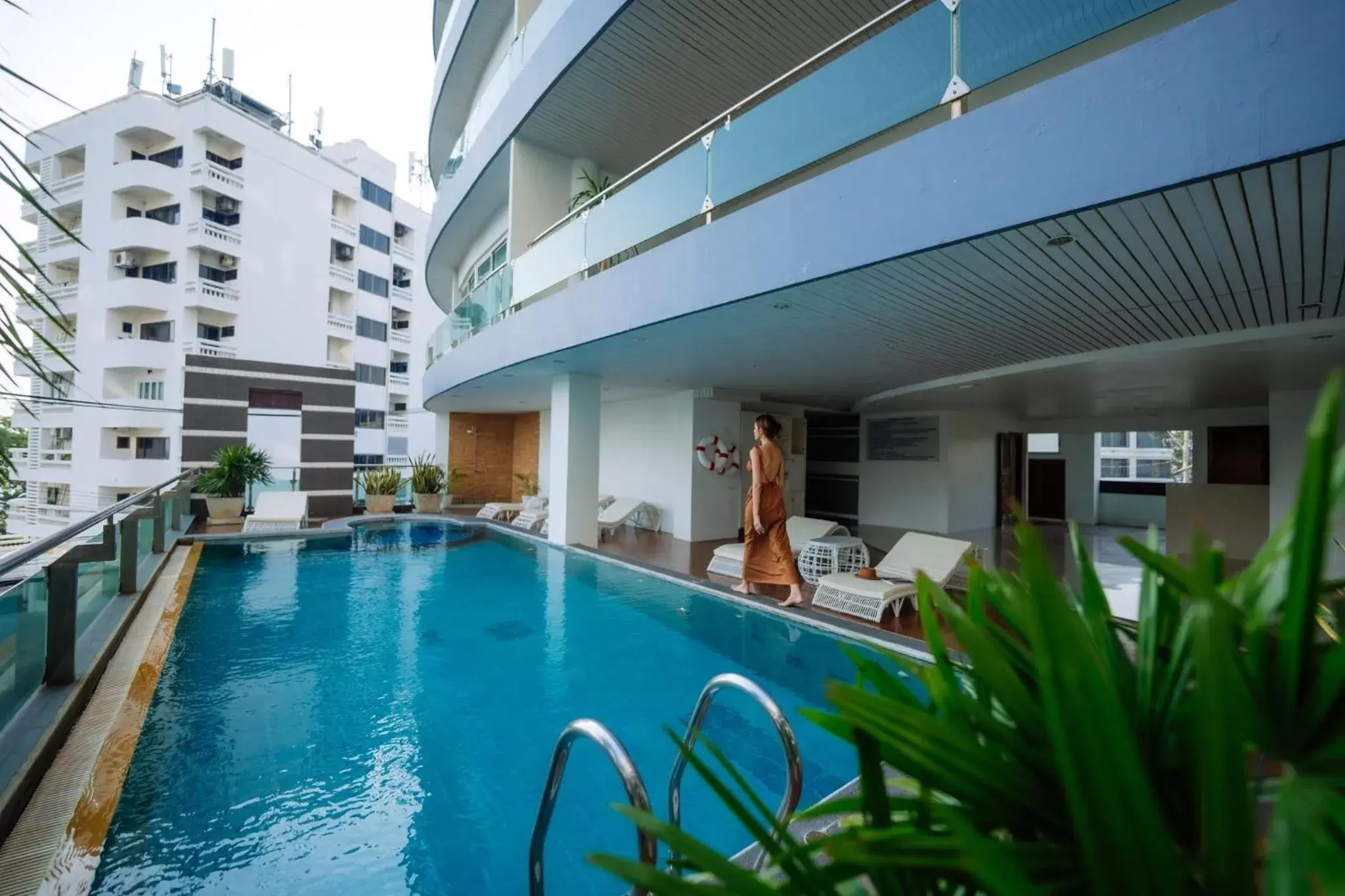 Pool view in Royal Beach View Pool view in Royal Beach View