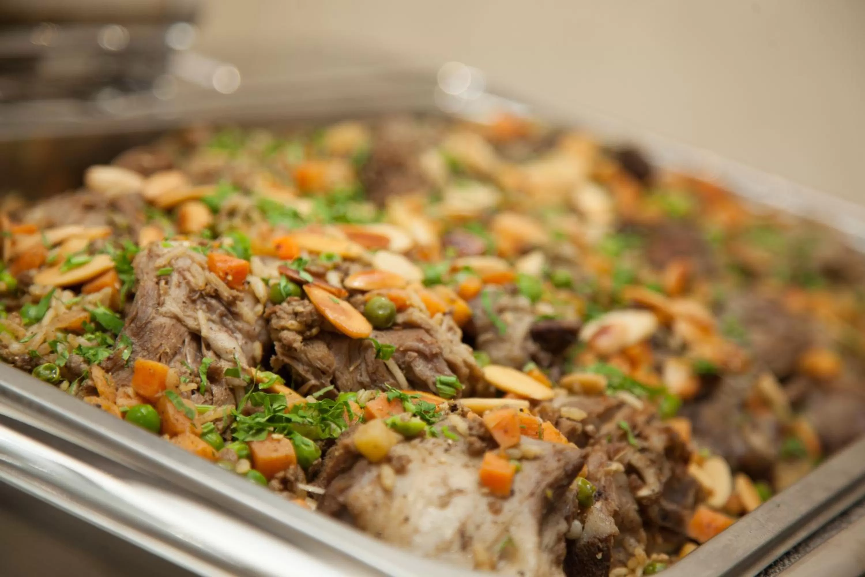 Food in Harir Palace Hotel