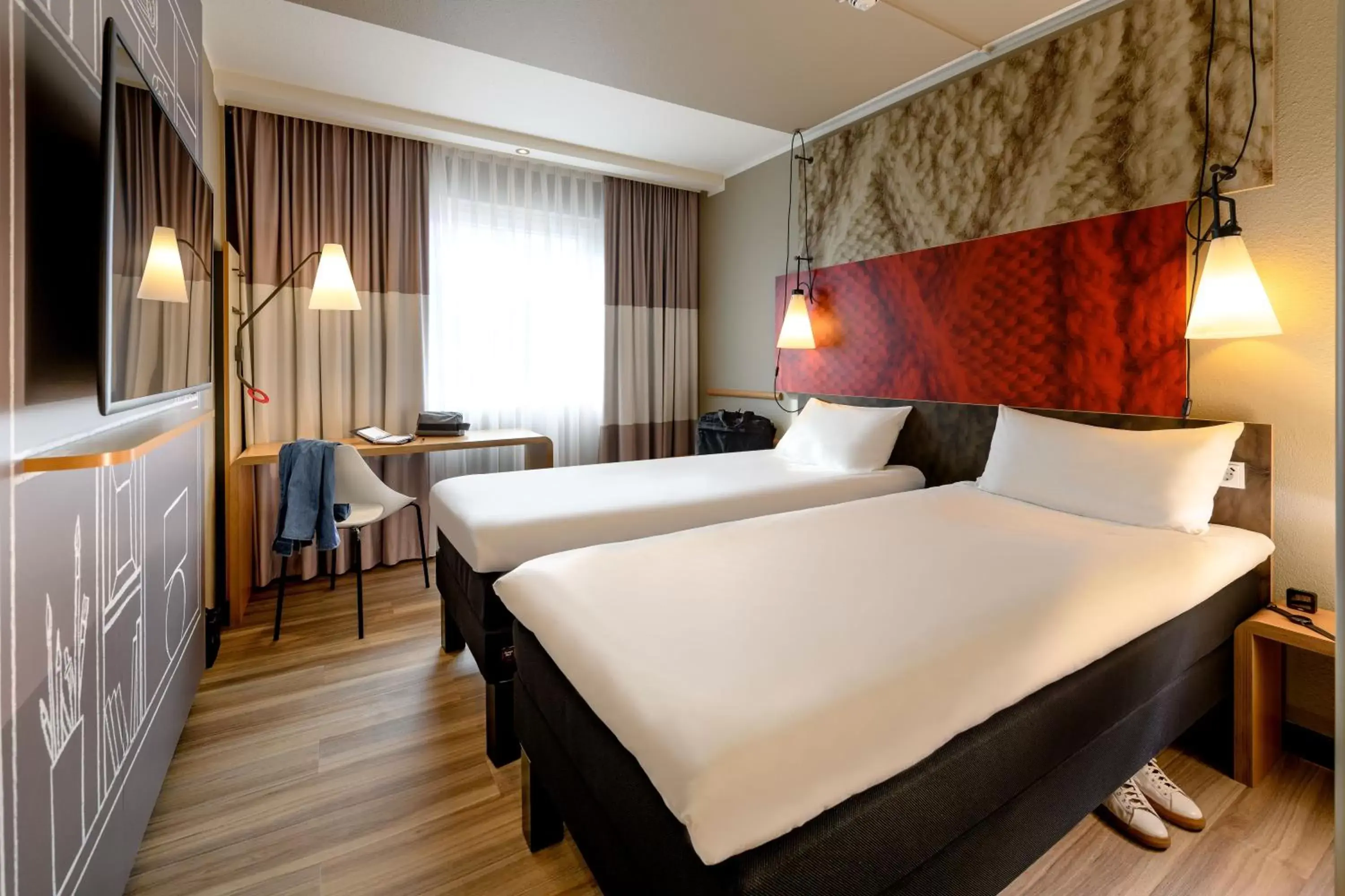 Bed in ibis Mainz City