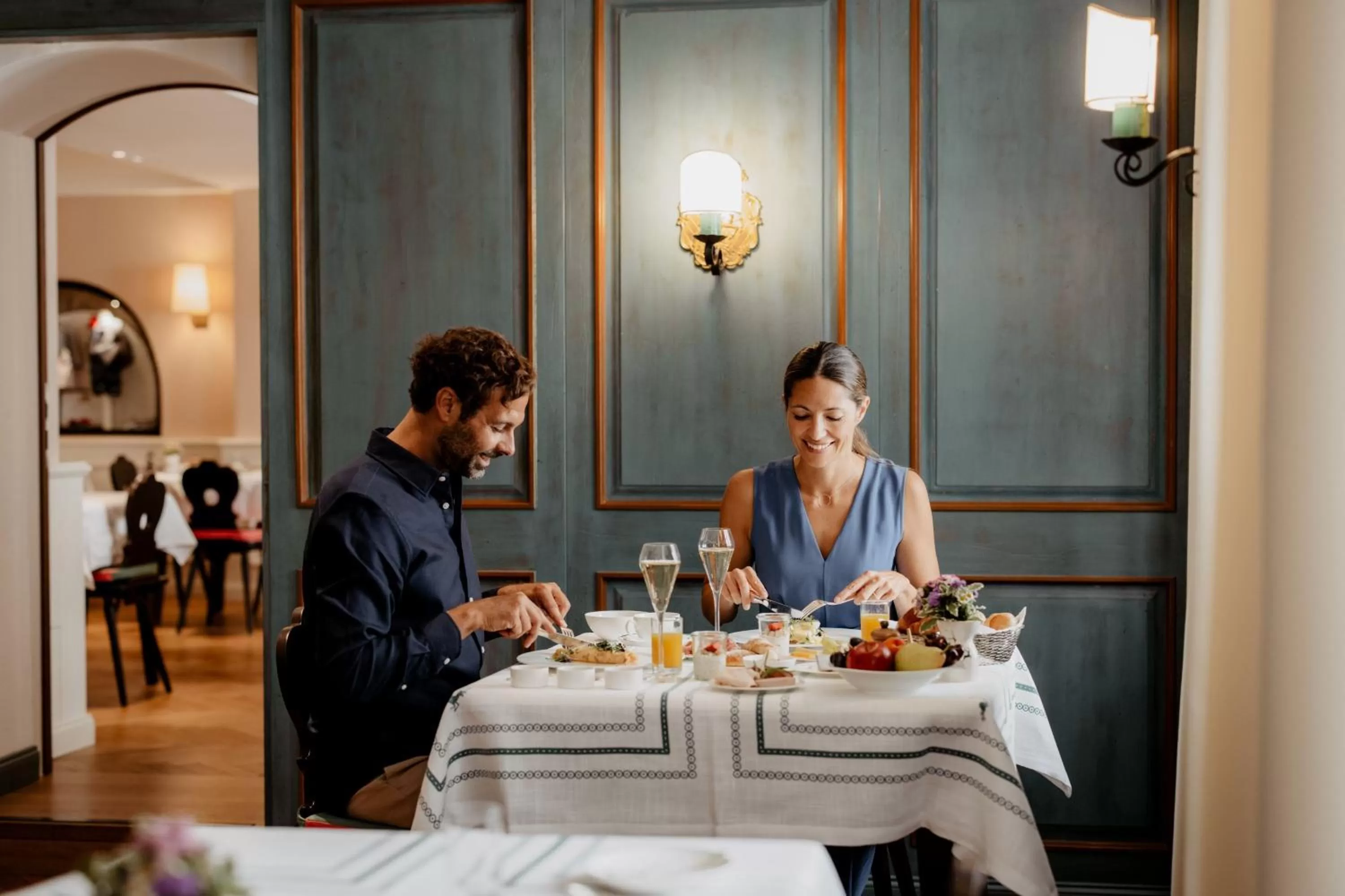 Breakfast in Hotel Goldener Hirsch, A Luxury Collection Hotel, Salzburg