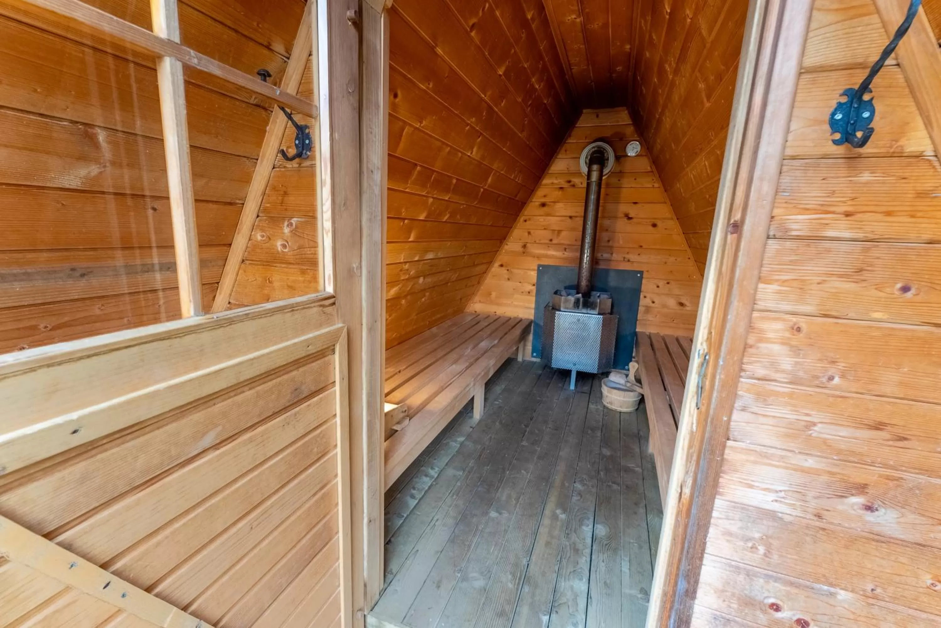 Sauna in Korošec Apartments and Wellness Centre