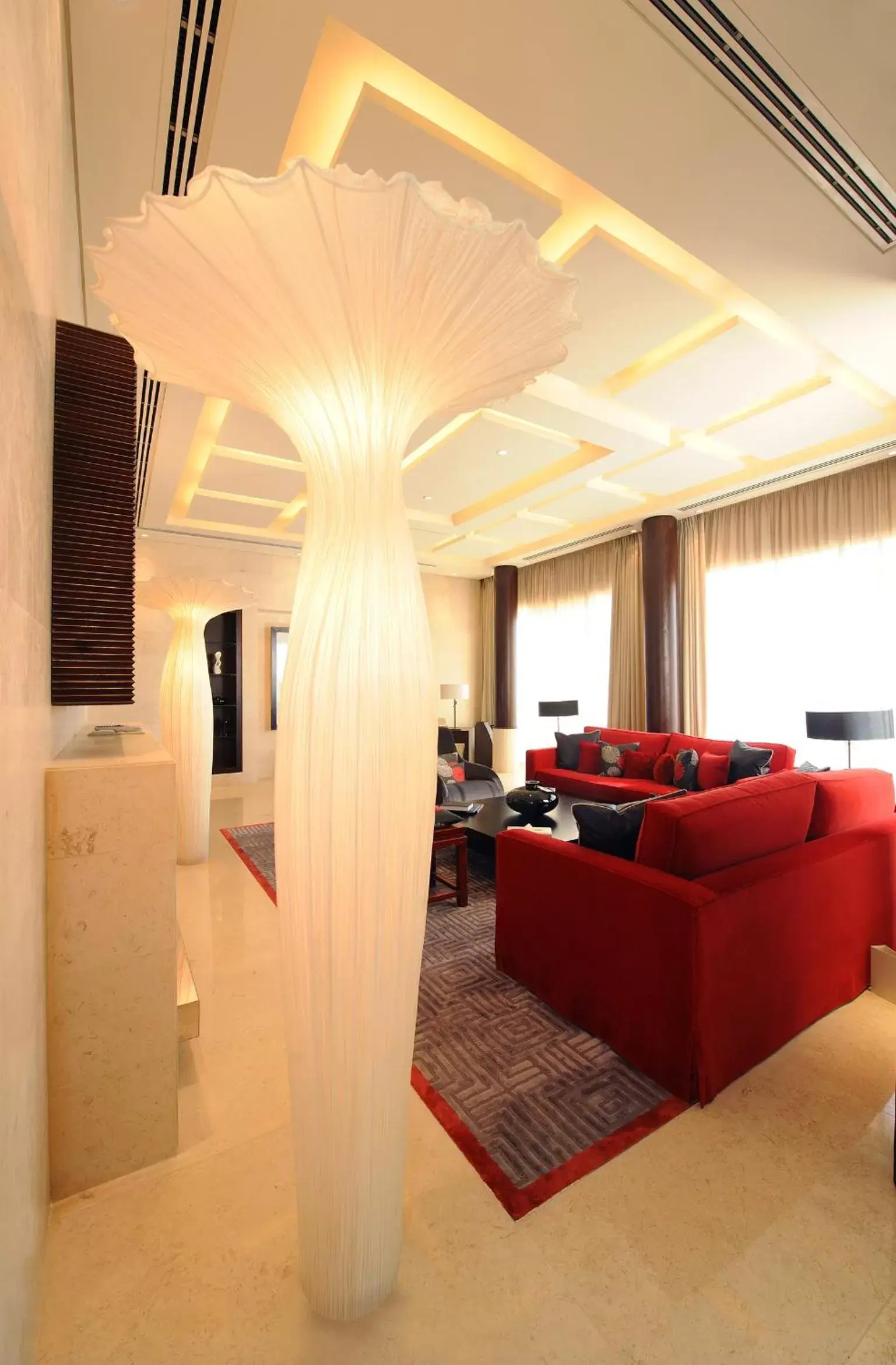 Living room, Seating Area in Raffles Dubai