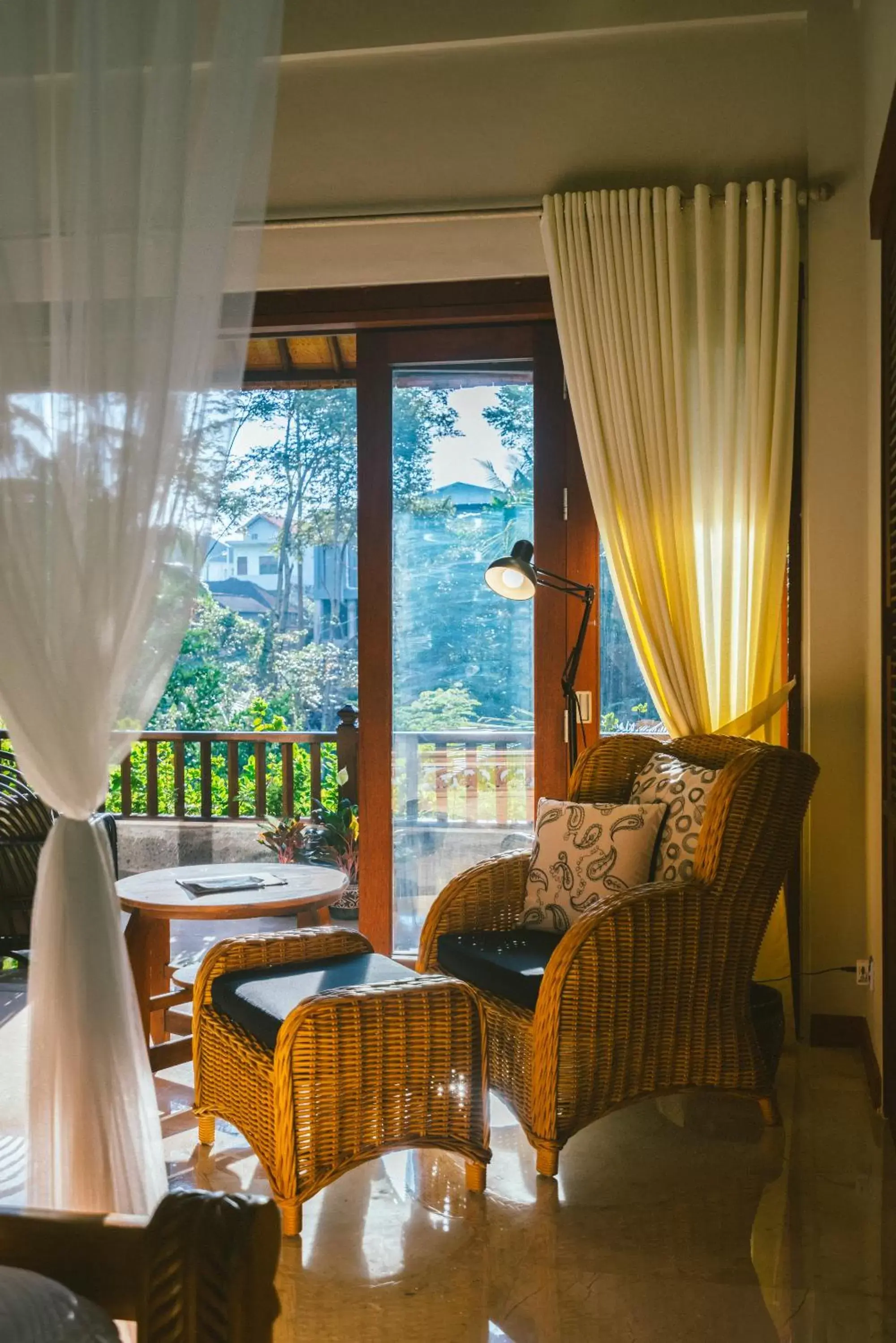 Seating area in Kano Sari Ubud Villas