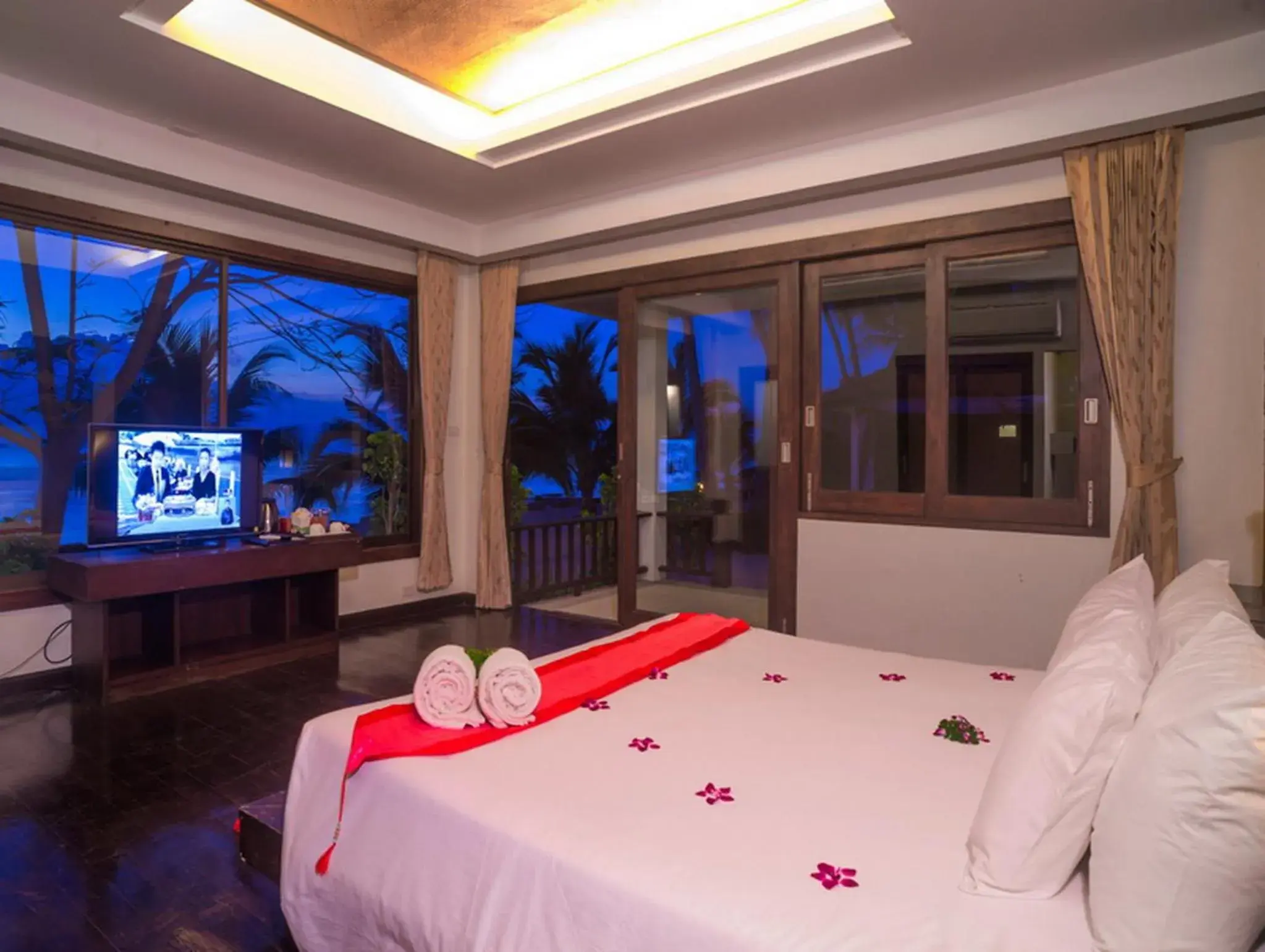 Bedroom in Am Samui Resort Taling Ngam