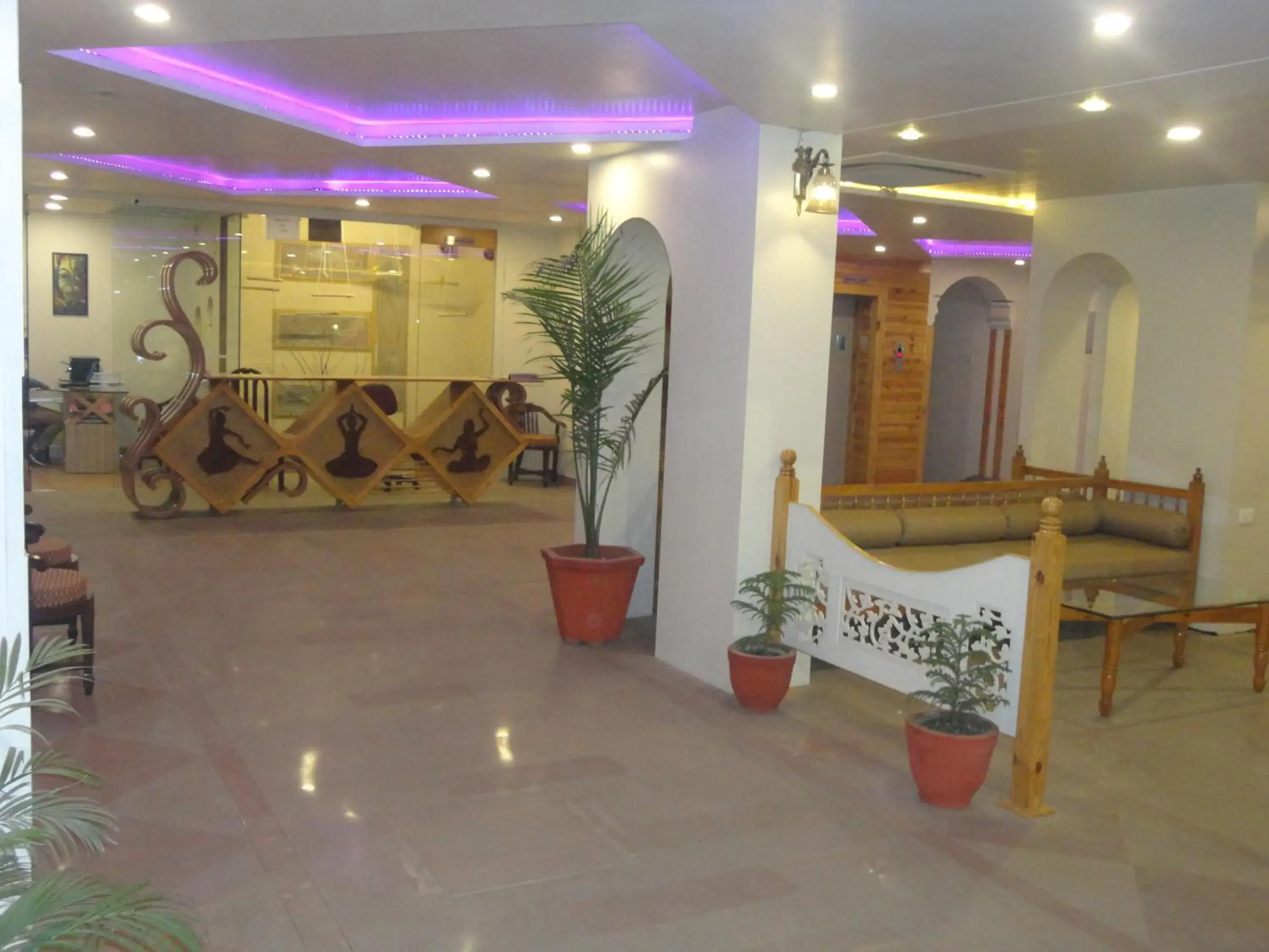 Lobby or reception in Hotel Banaras Haveli