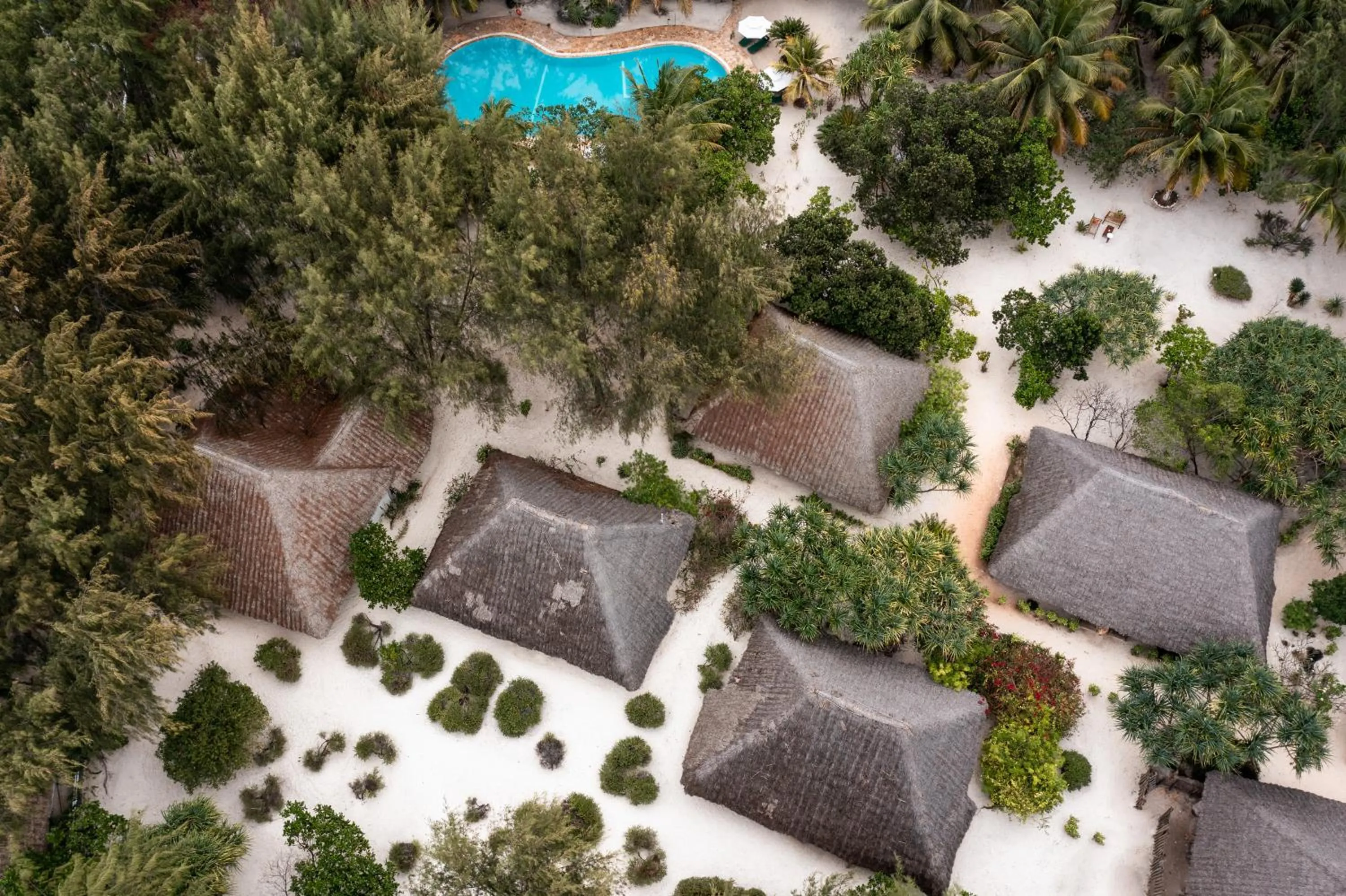 Bird's eye view in Hakuna Majiwe Beach Lodge