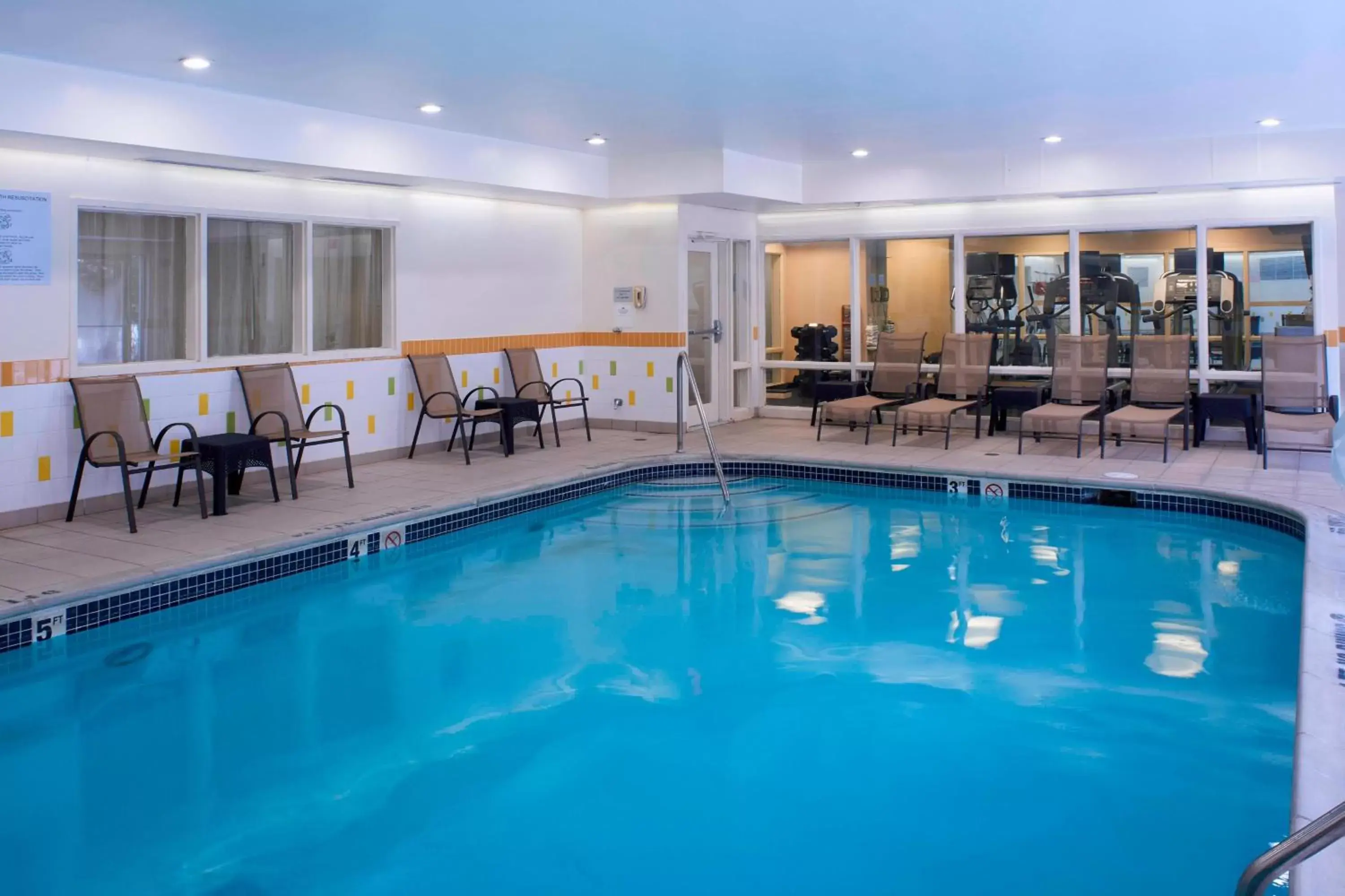 Swimming Pool in Fairfield Inn & Suites Detroit Farmington Hills
