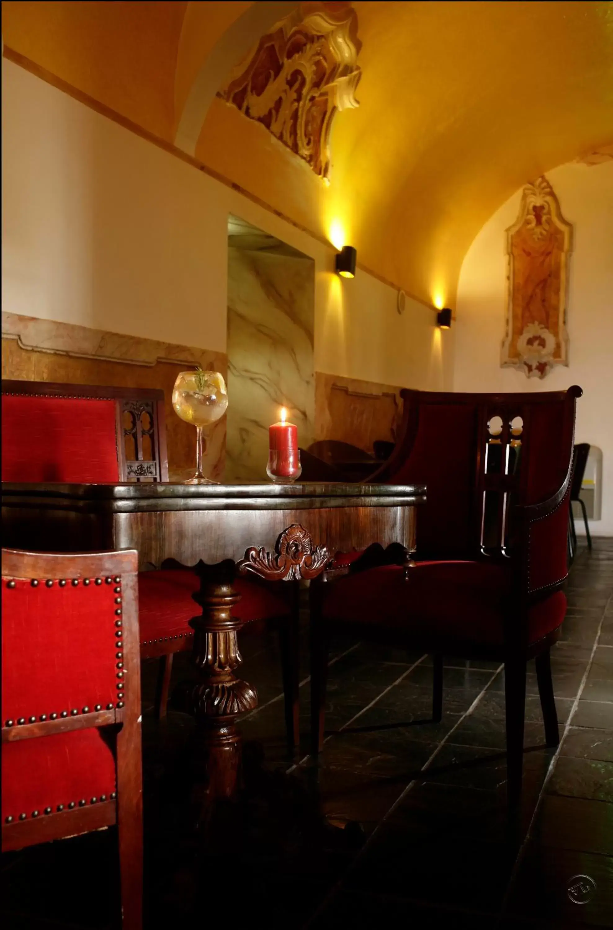 Lounge or bar, Kitchen/Kitchenette in Hotel Convento D'Alter