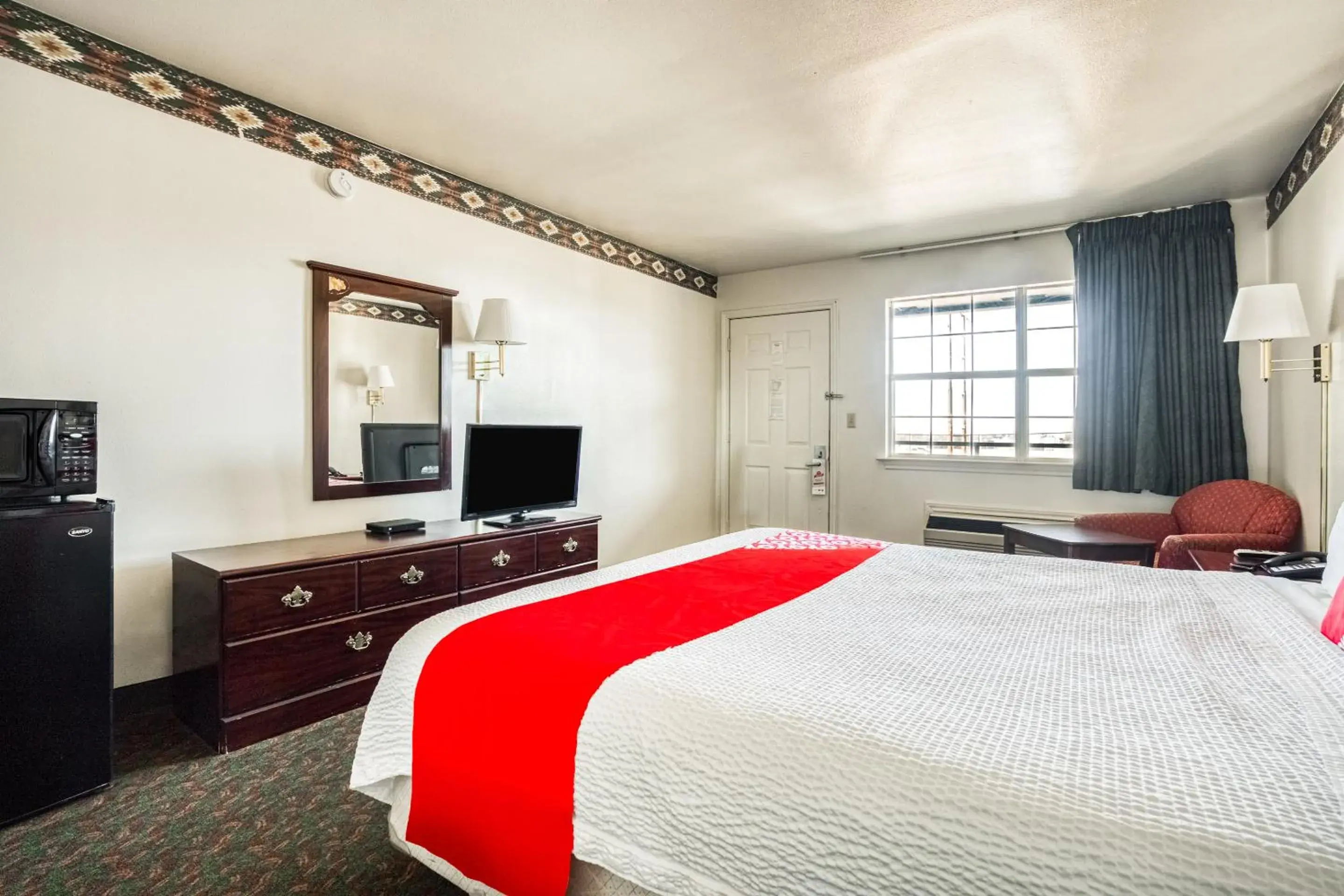 Bedroom in OYO Hotel Wichita Falls I-44 Sheppard Airforce