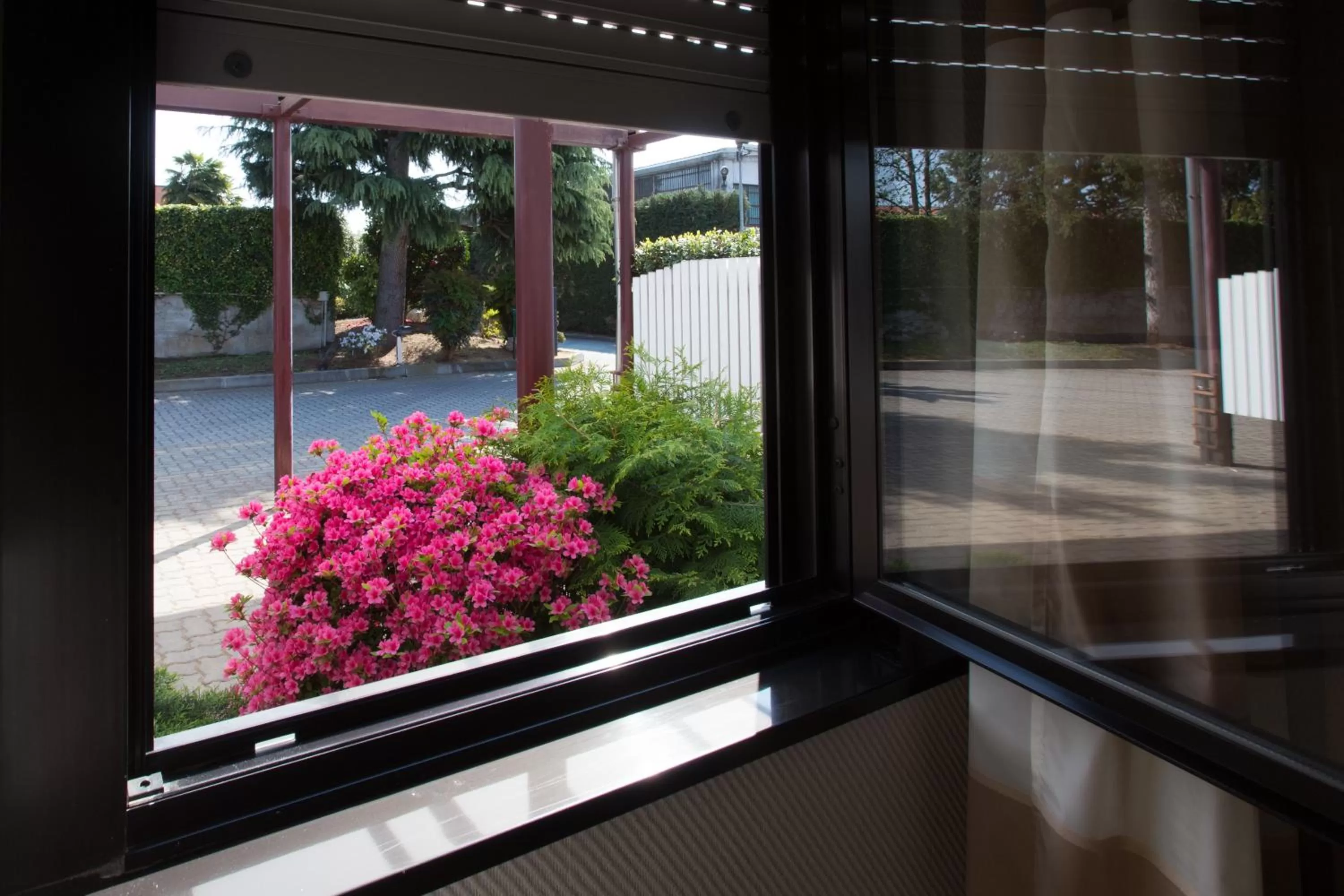 Garden view in Airport Hotel Malpensa