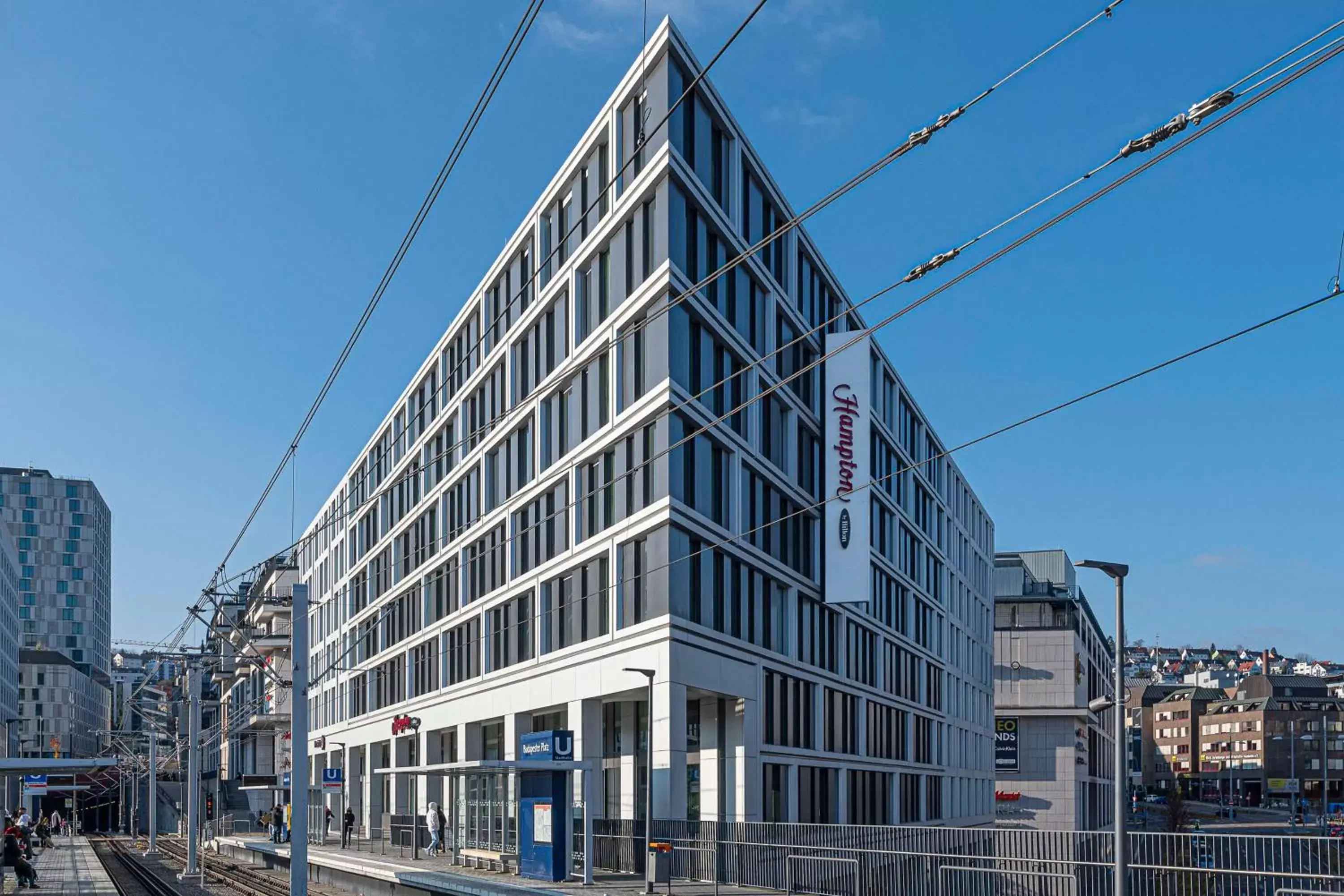 Property building in Hampton by Hilton Stuttgart City Centre Property building in Hampton by Hilton Stuttgart City Centre