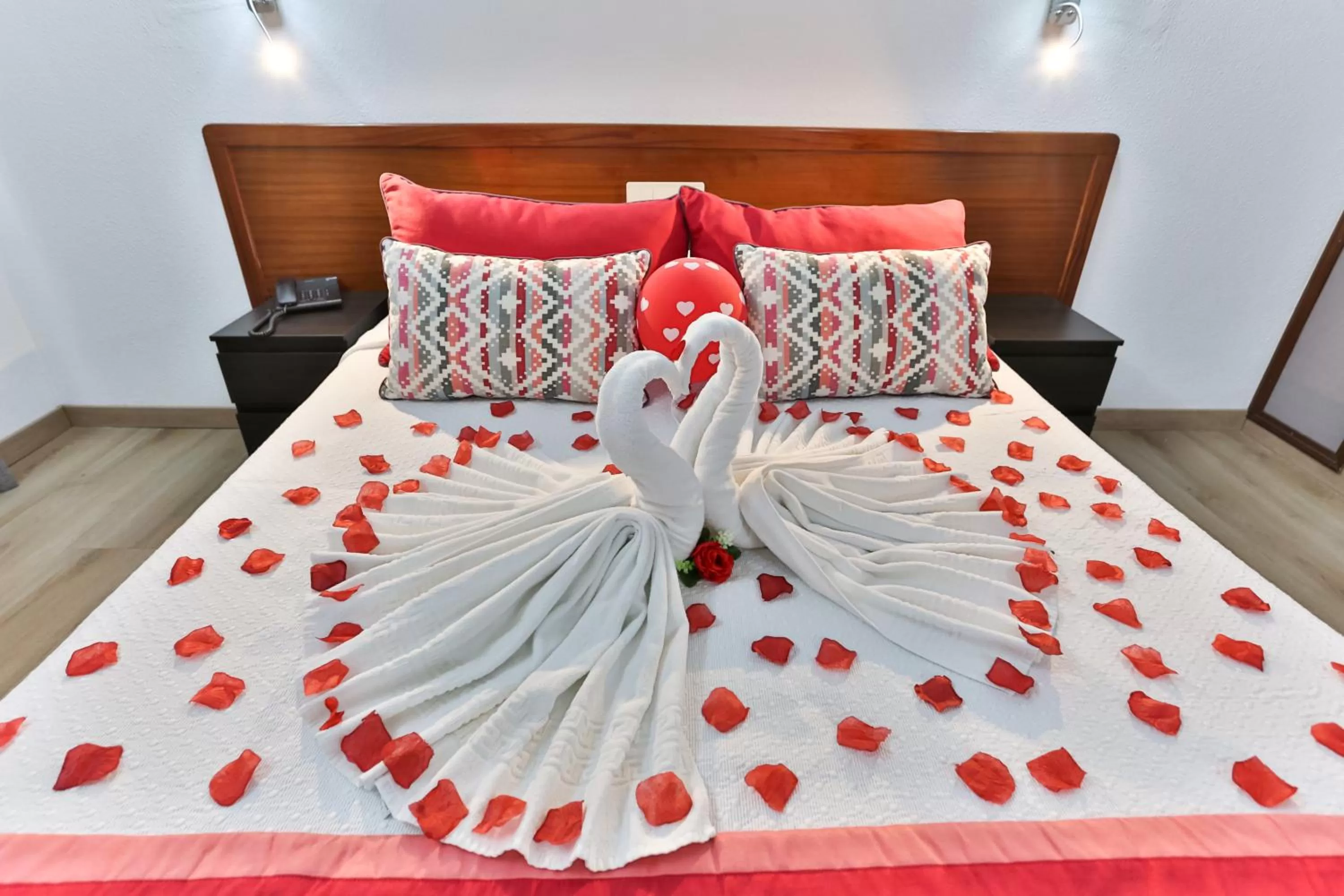 Decorative detail, Bed in Hotel Arangues