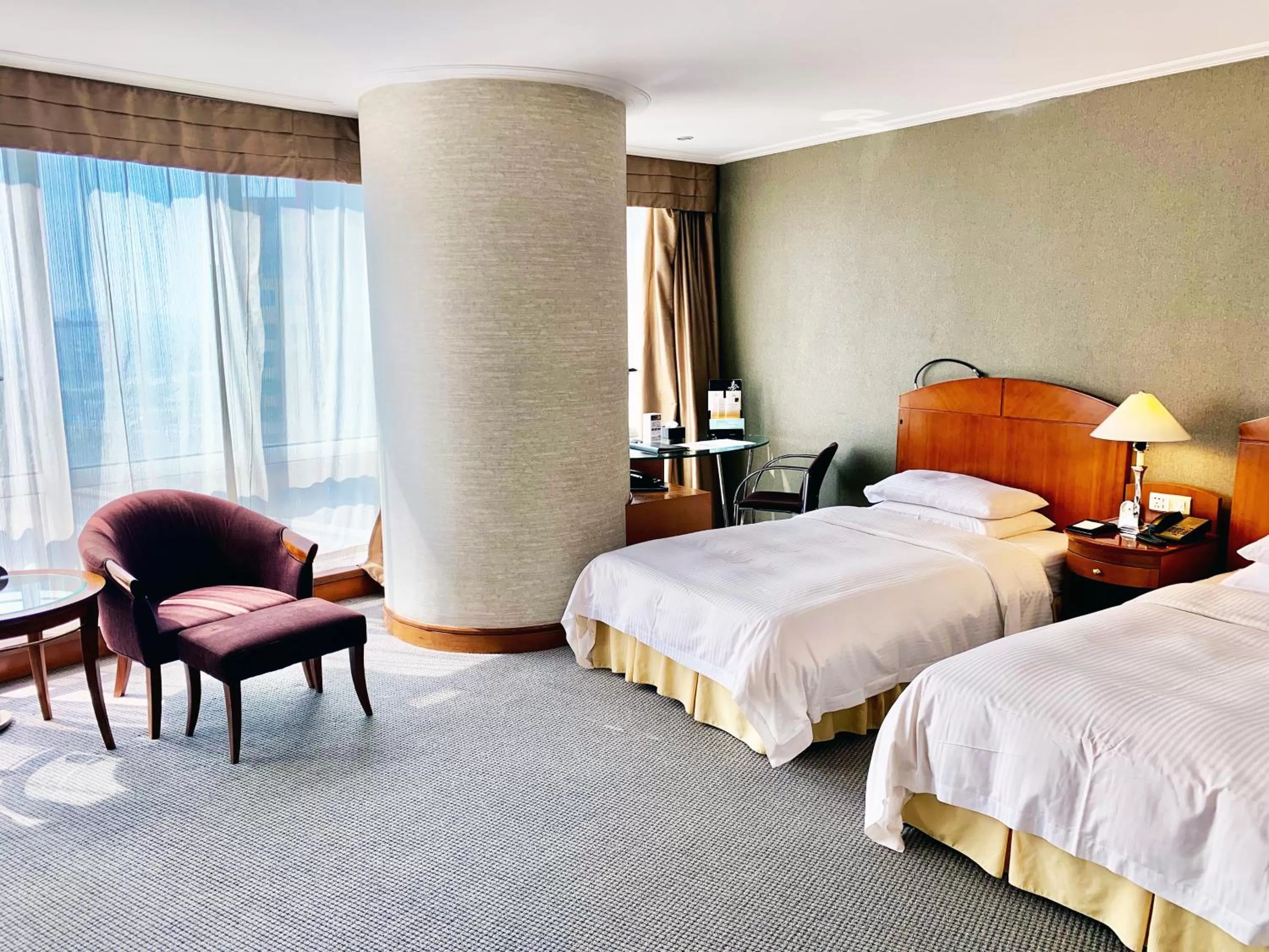 Bed in Hotel Nikko Dalian