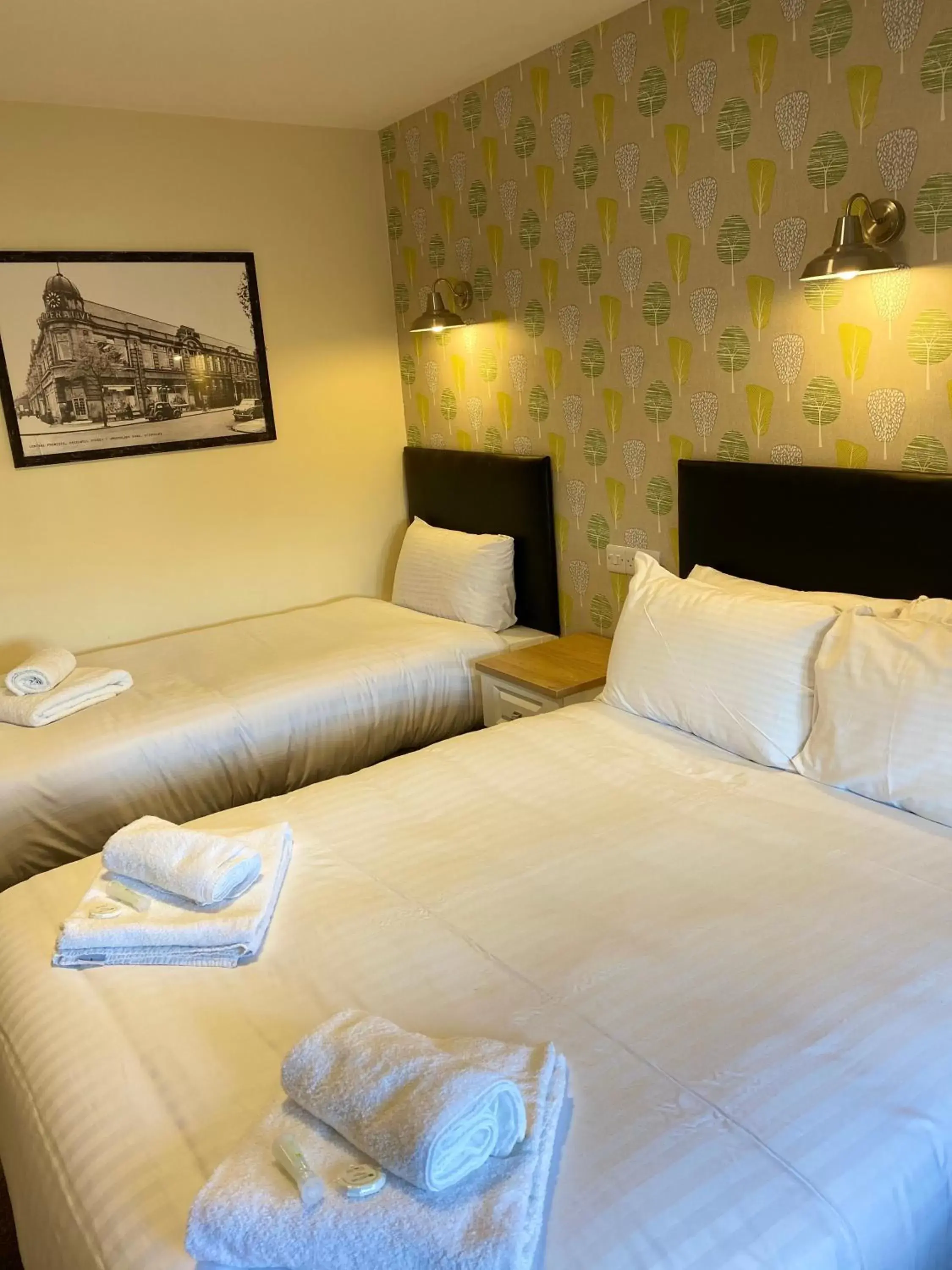 Bed in The Bournbrook Inn