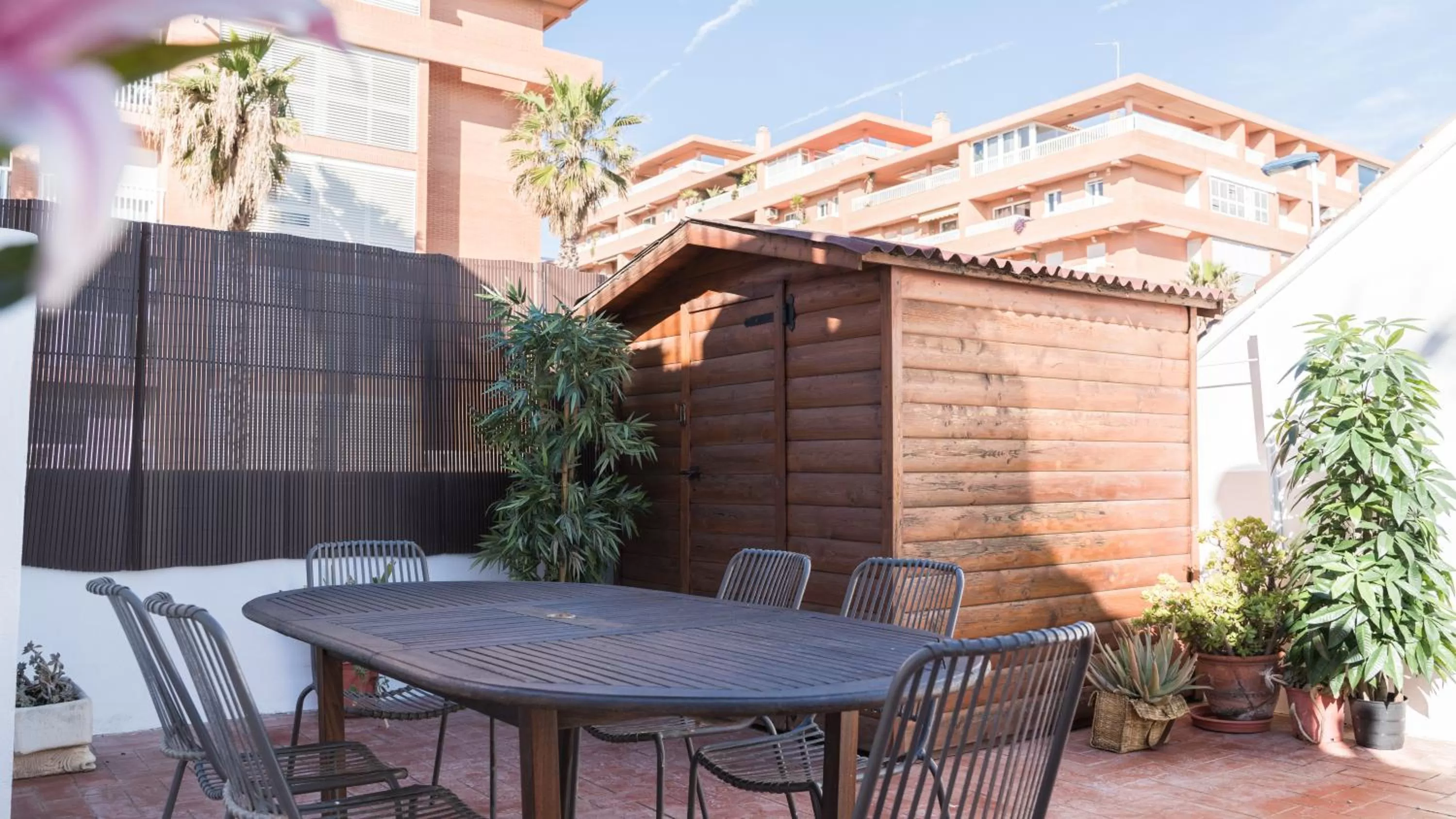 Patio in Banana Beach Patacona