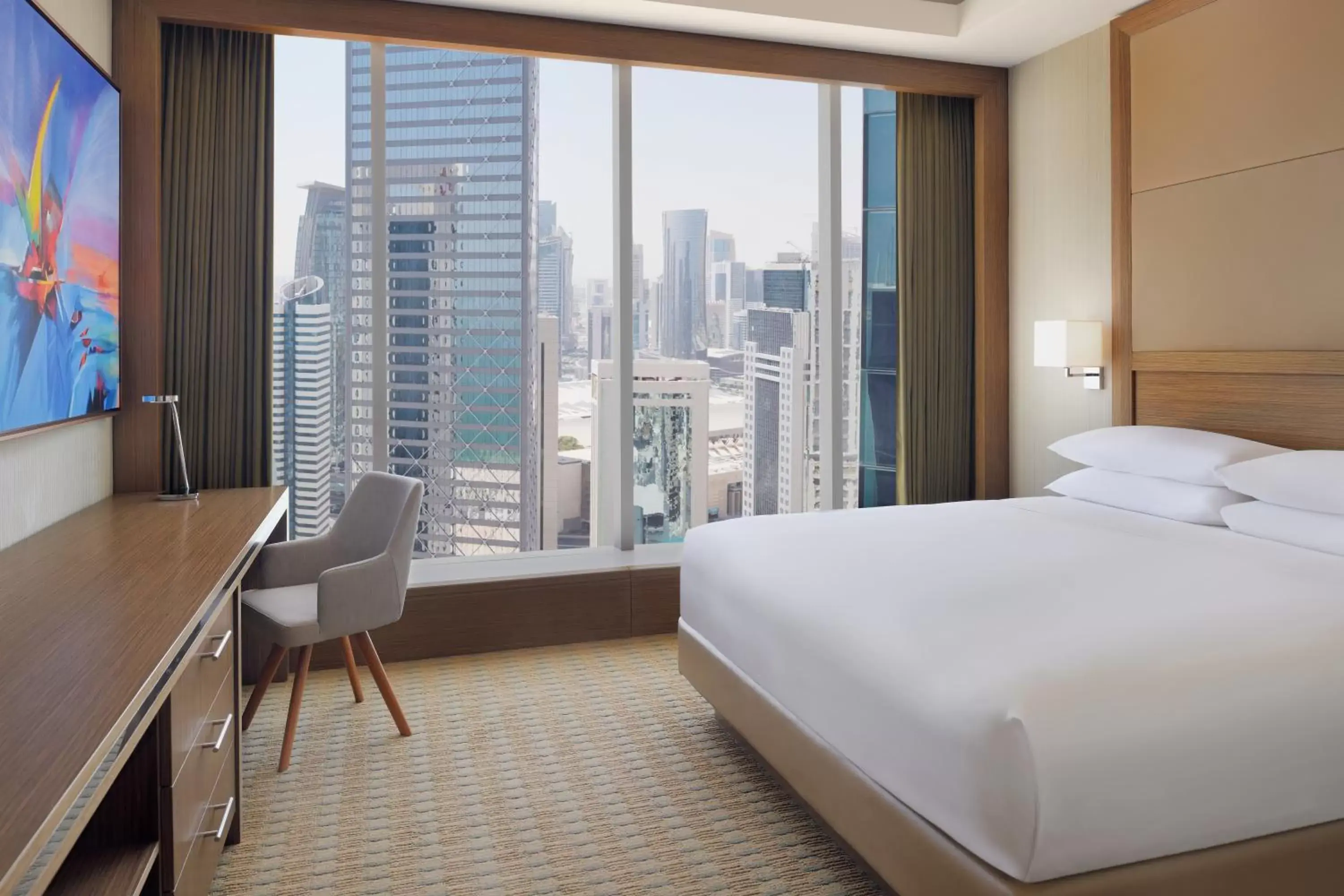 Bed in Delta Hotels by Marriott City Center Doha