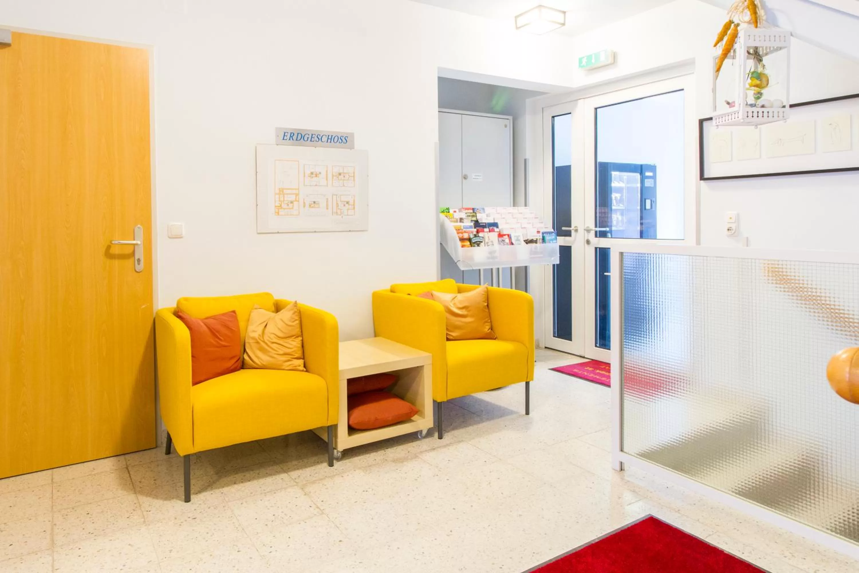 Lobby or reception in Residenz Donaucity