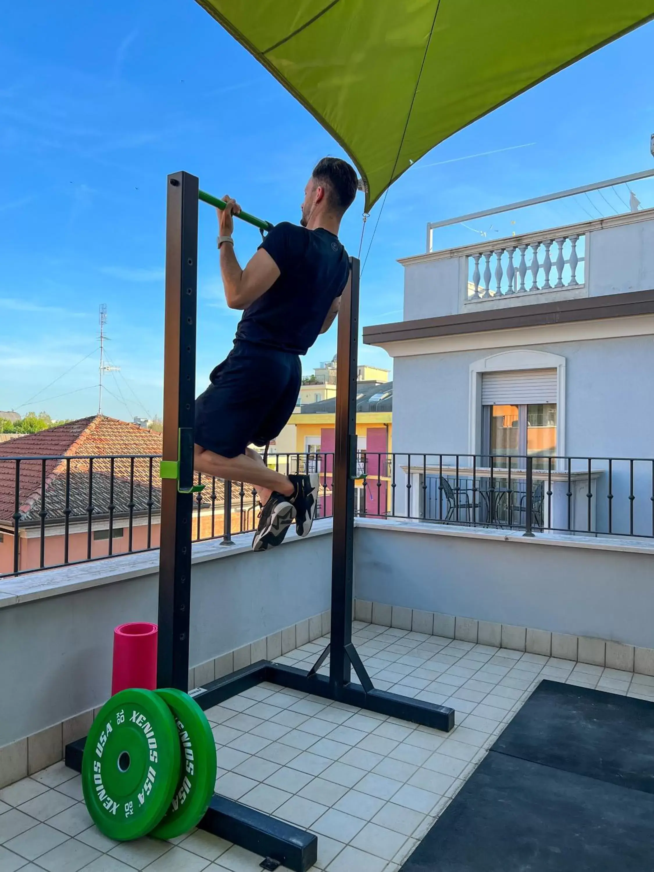 Fitness centre/facilities in Sovrana Hotel & SPA Fitness centre/facilities in Sovrana Hotel & SPA