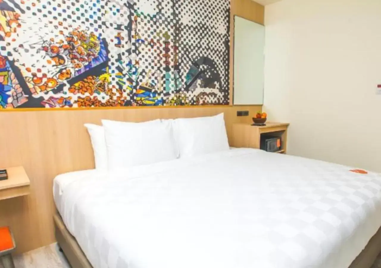 Bed in Go Hotels Plus Naga Bed in Go Hotels Plus Naga