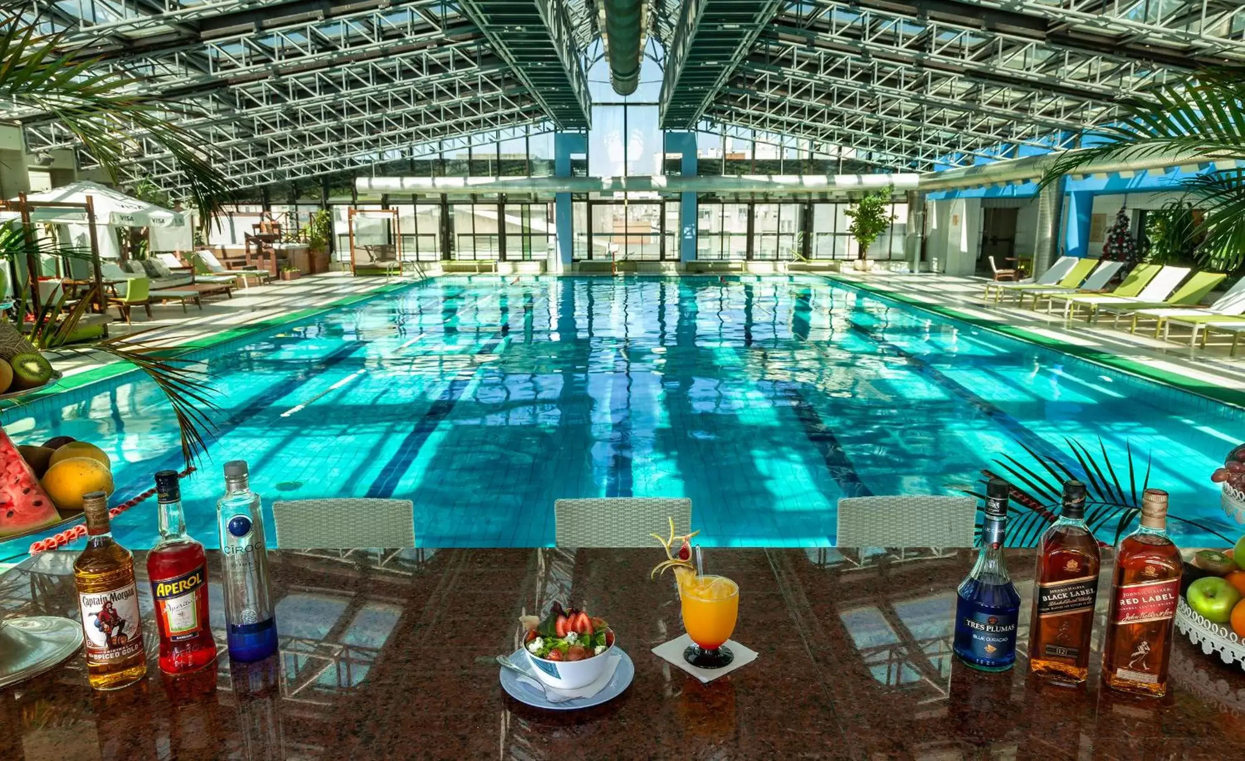 Swimming pool in Radisson Montevideo Victoria Plaza