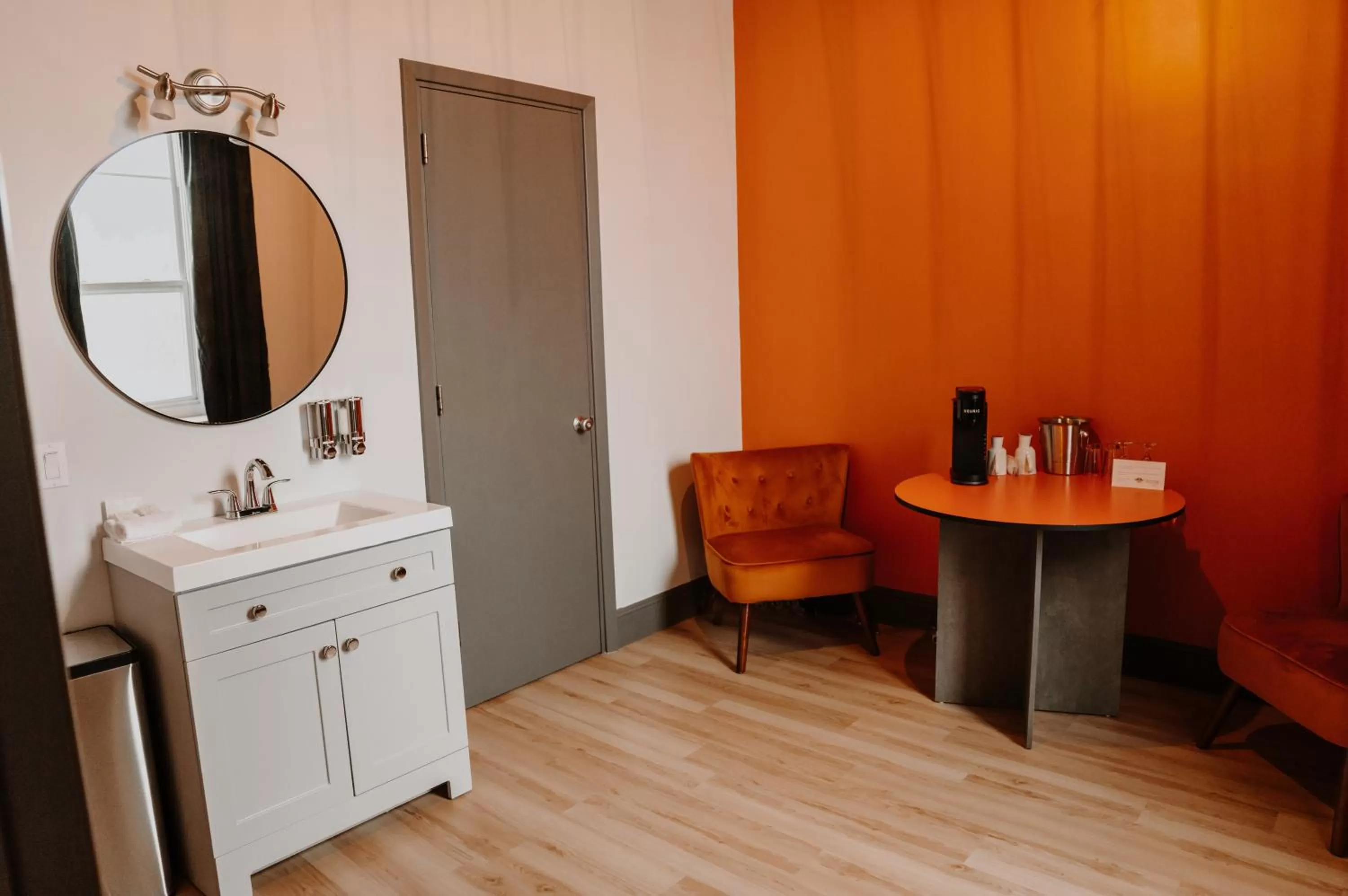 Bedroom in Hotel Historique et Manoir Route 66