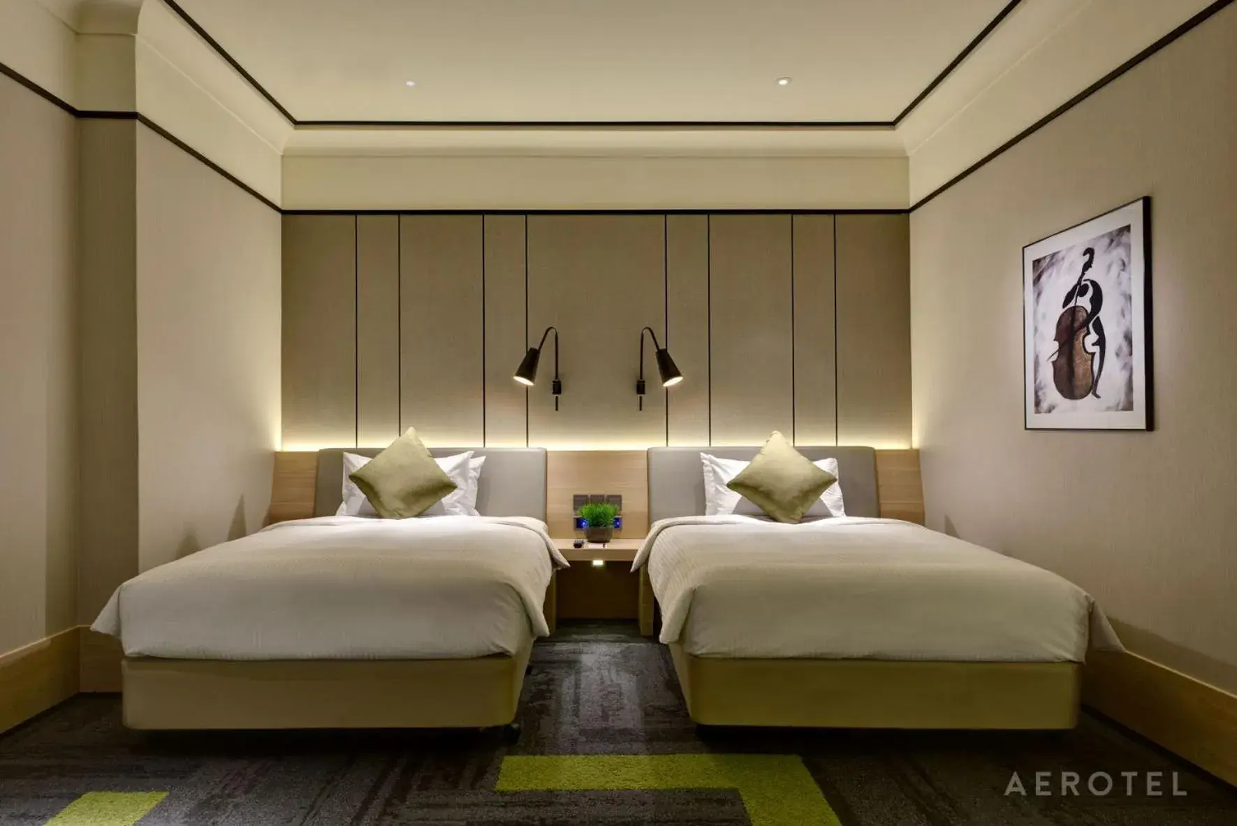 Bed in Aerotel Singapore - Transit Hotel in Terminal 1 Bed in Aerotel Singapore - Transit Hotel in Terminal 1