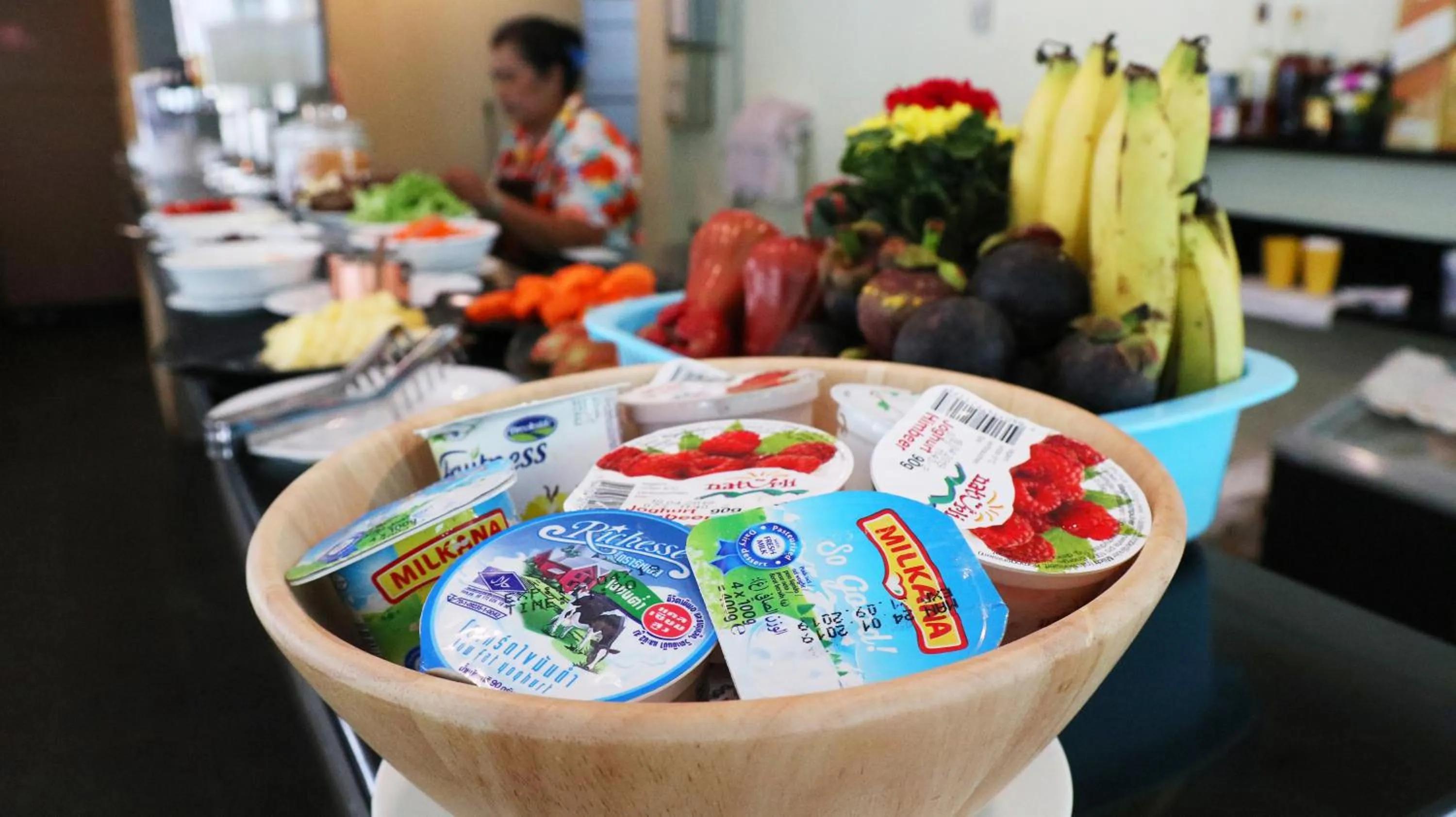 Buffet breakfast in Admiral Suites Bangkok