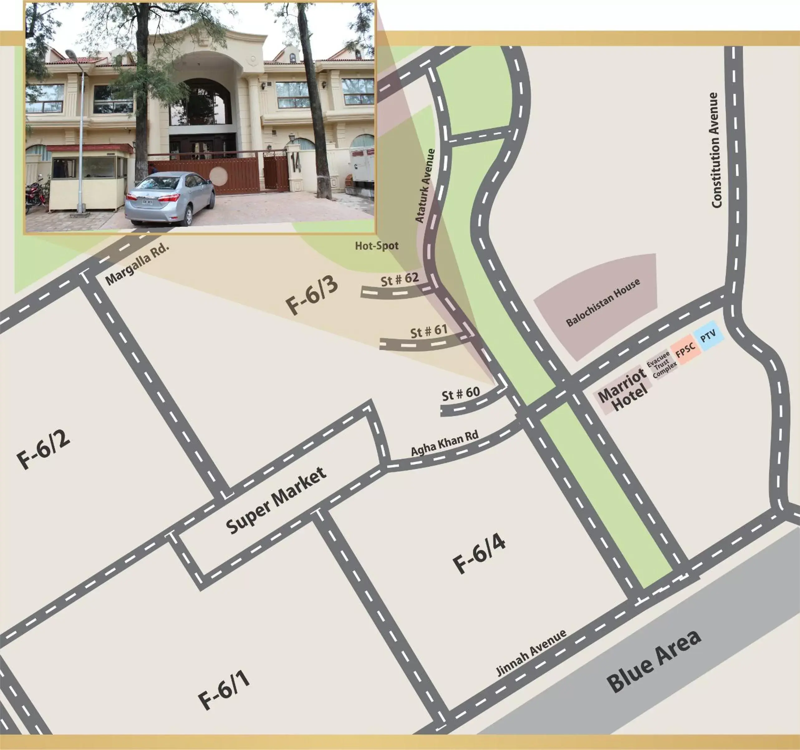 Bird's eye view in S Chalet Islamabad Bird's eye view in S Chalet Islamabad