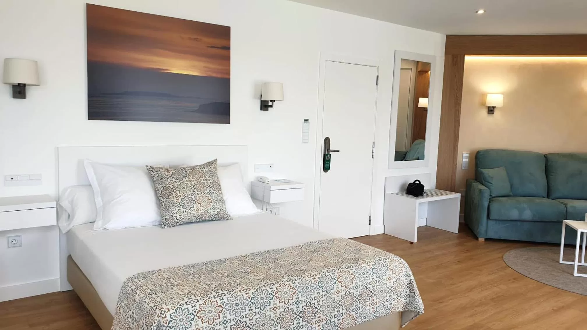 Bathroom, Bed in Rias Bajas