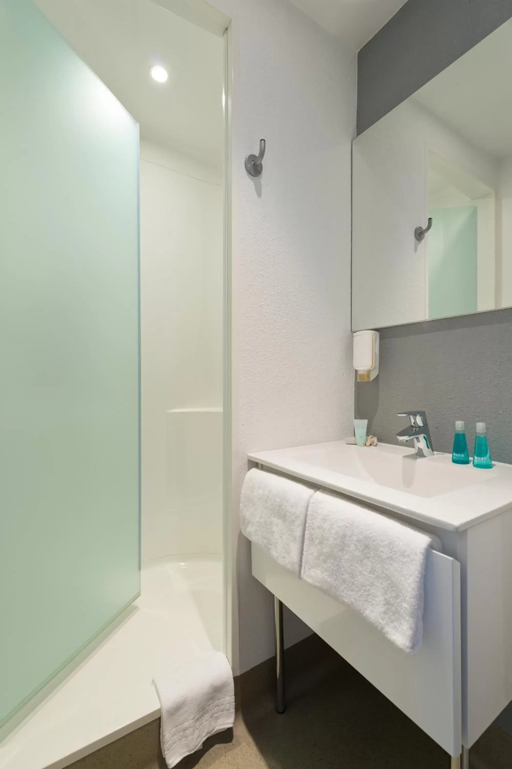 Bathroom in ibis budget Cannes Centre Ville
