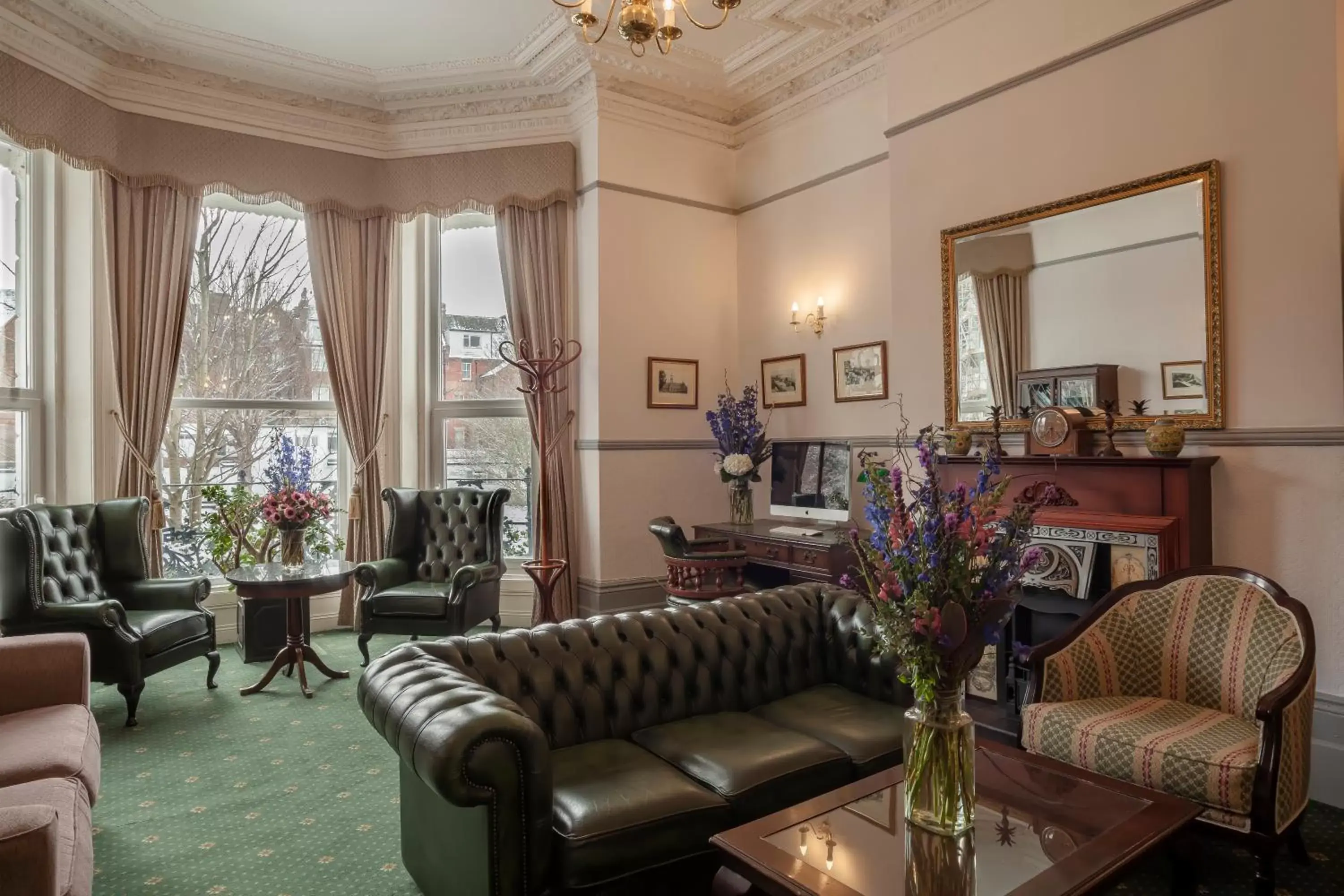 Communal lounge/ TV room, Seating Area in Devonshire Park Hotel