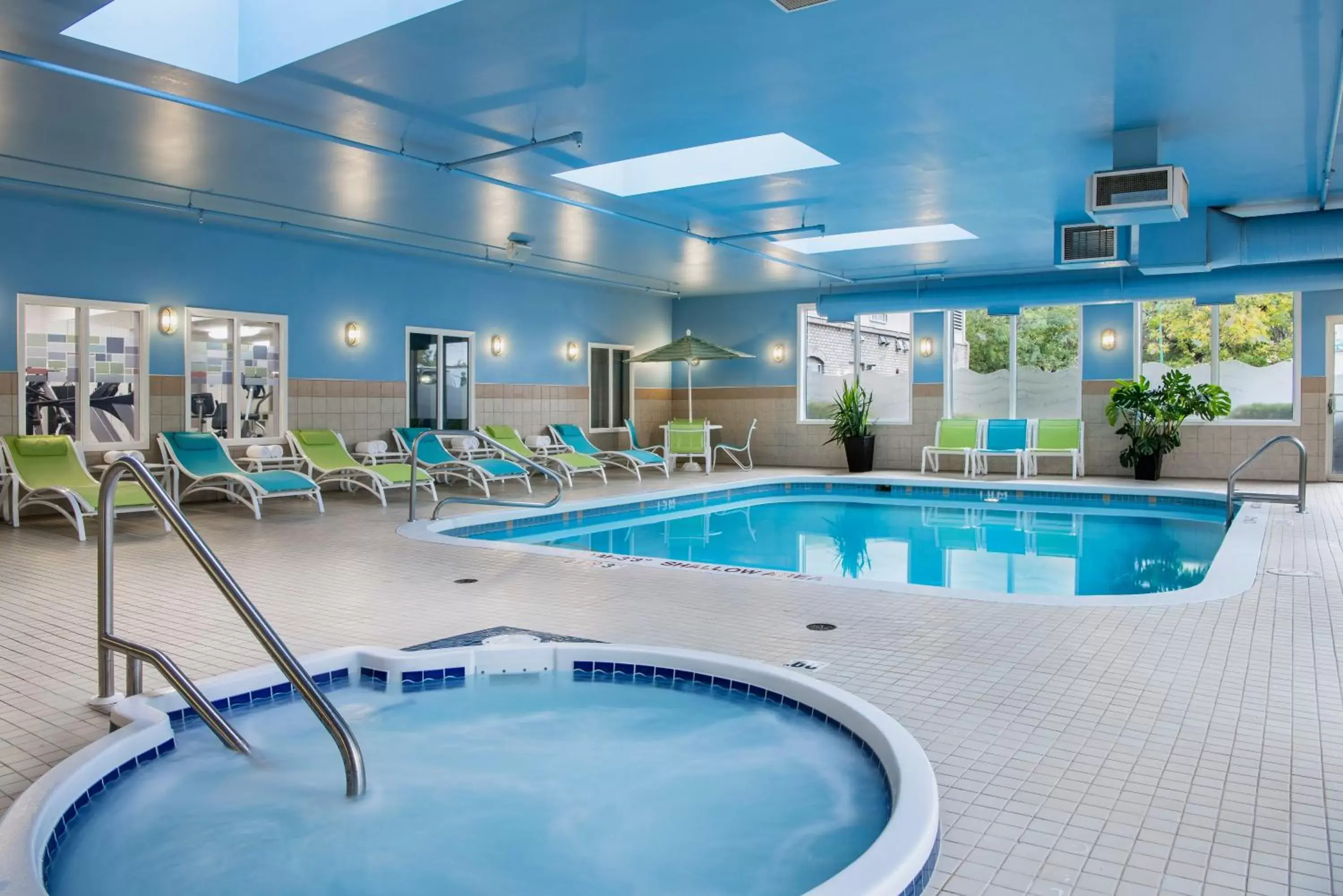 Swimming Pool in Holiday Inn Express Hotel & Suites Saskatoon, an IHG Hotel