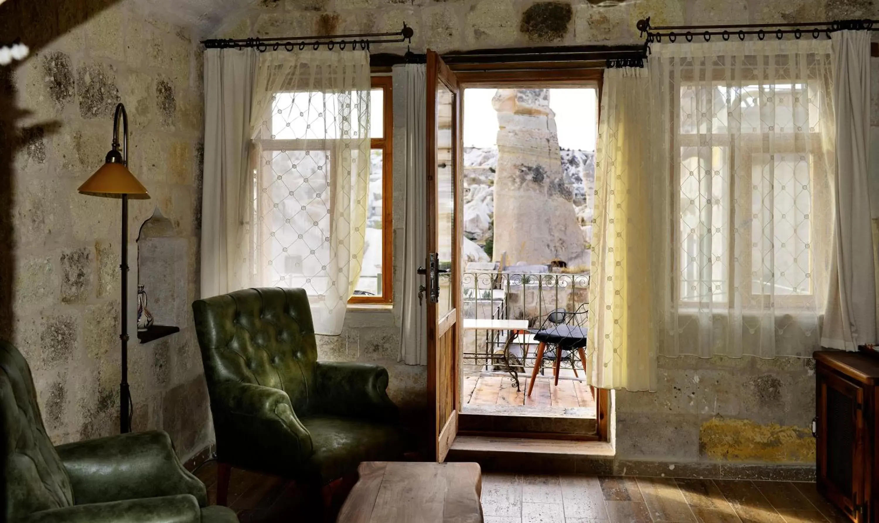 Balcony/Terrace, Seating Area in Aza Cave Cappadocia