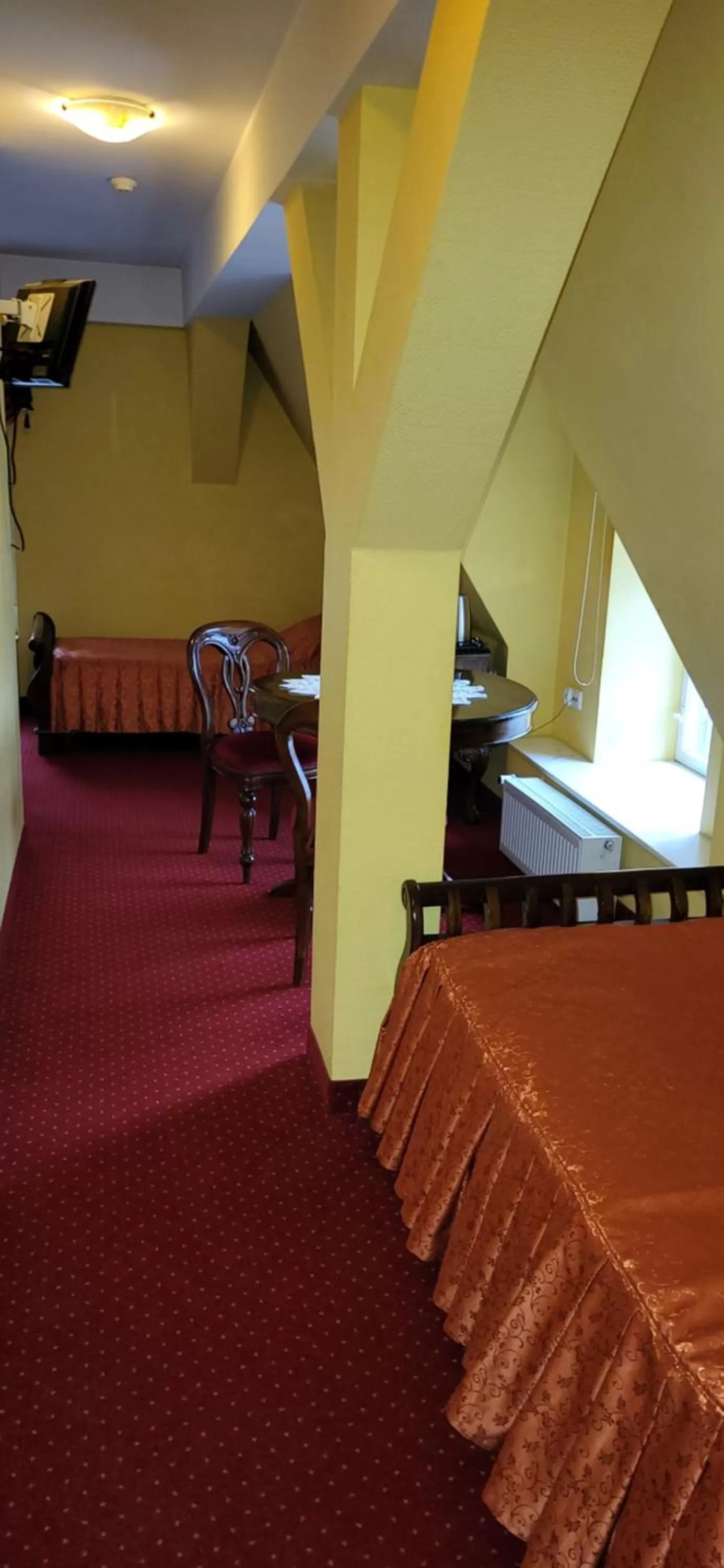 Seating area in Dom Schumannów