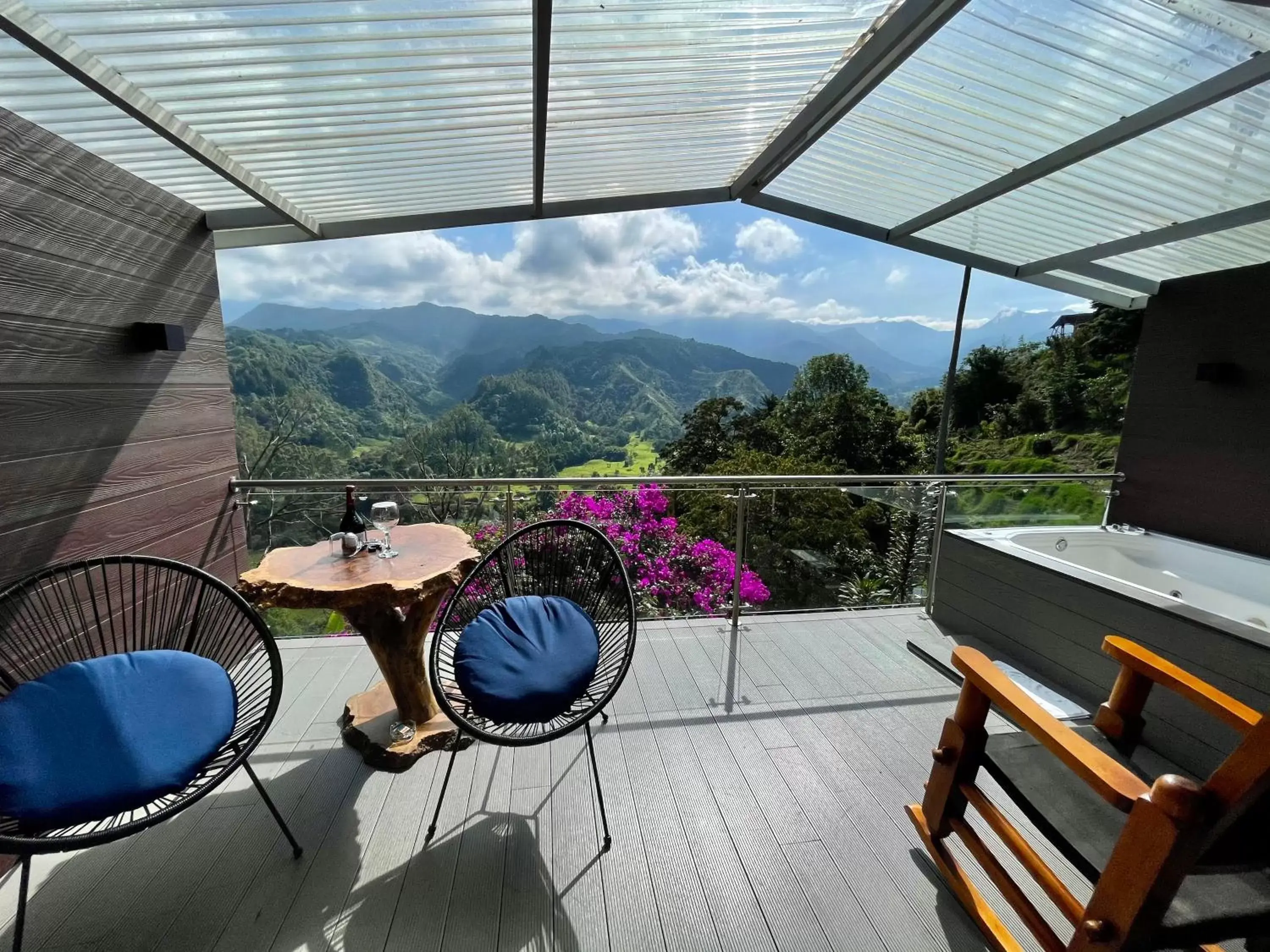 Mountain view in Hotel El Mirador del Cocora