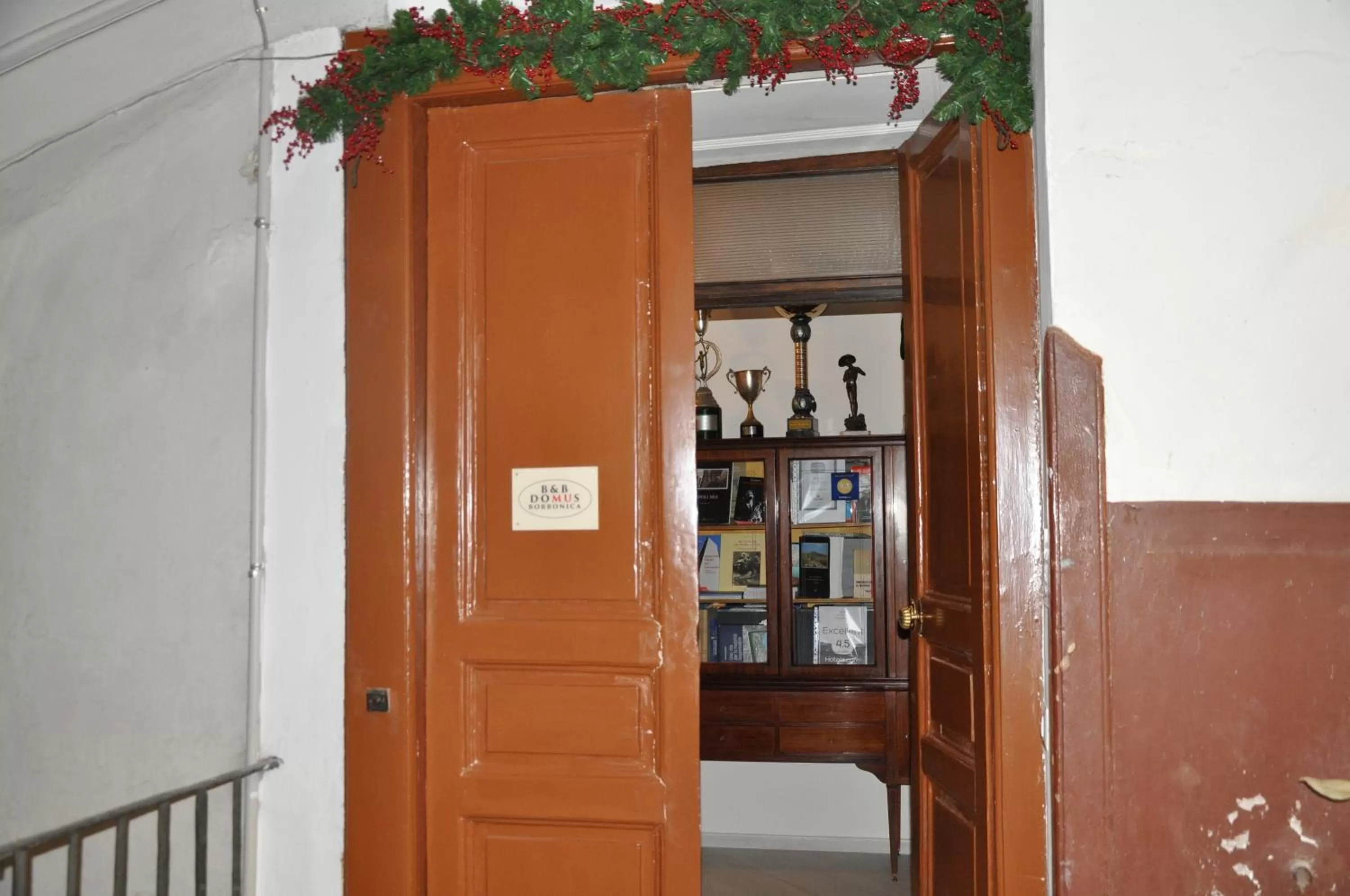 Facade/entrance in Domus Borbonica