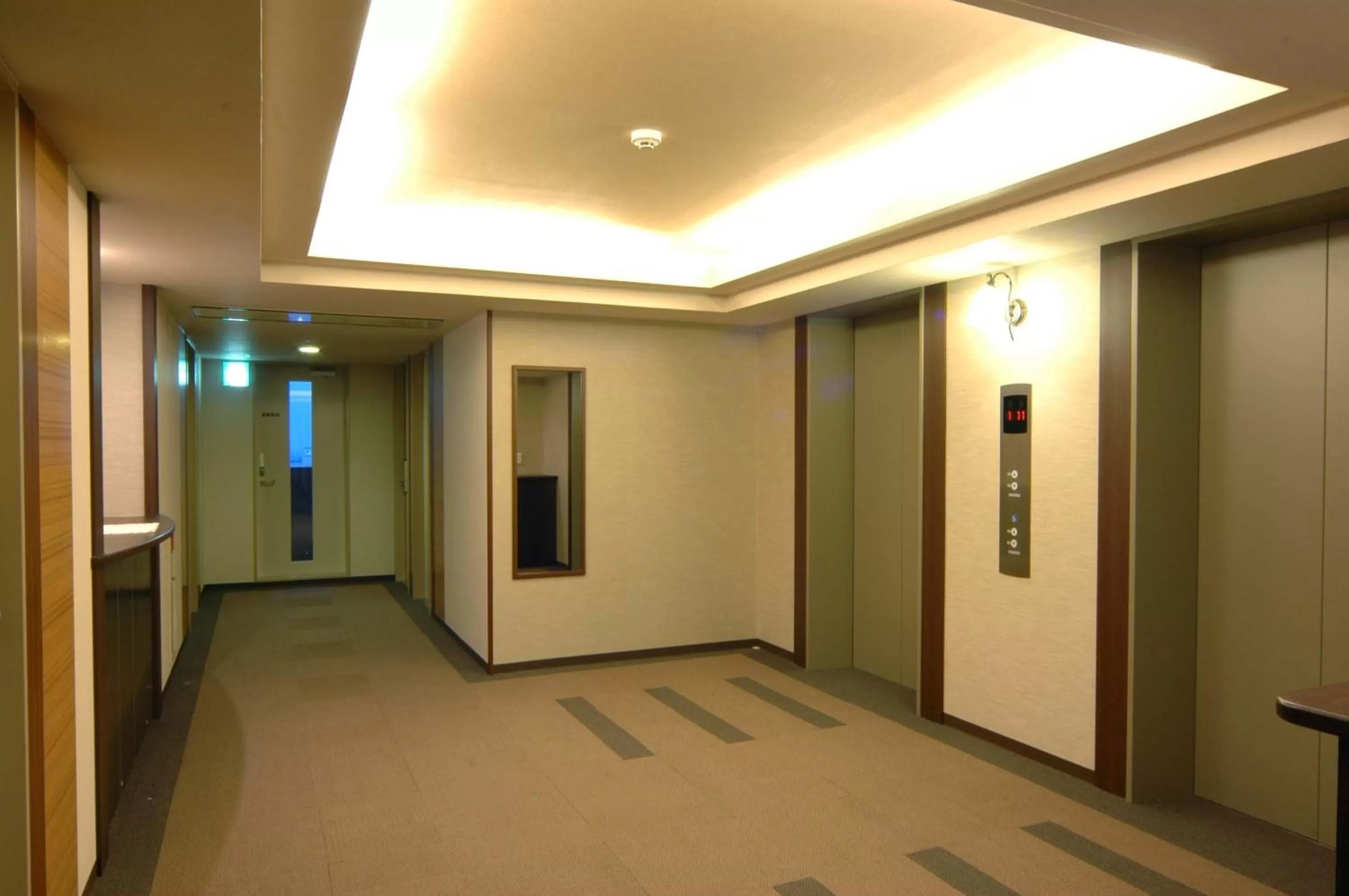 Decorative detail in Hotel Route-Inn Kushiro Ekimae