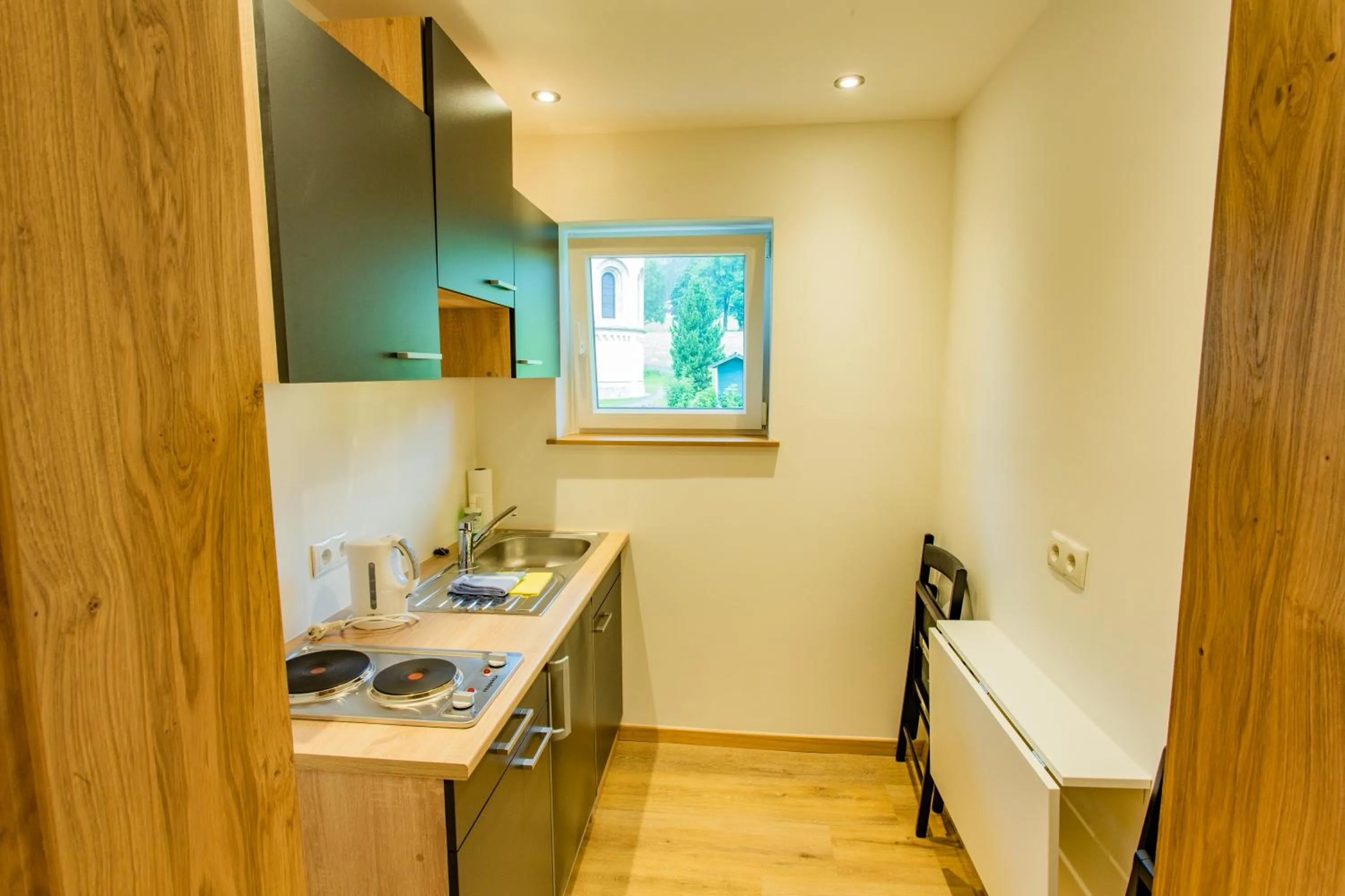 Kitchen or kitchenette in Aktivhotel Pehab