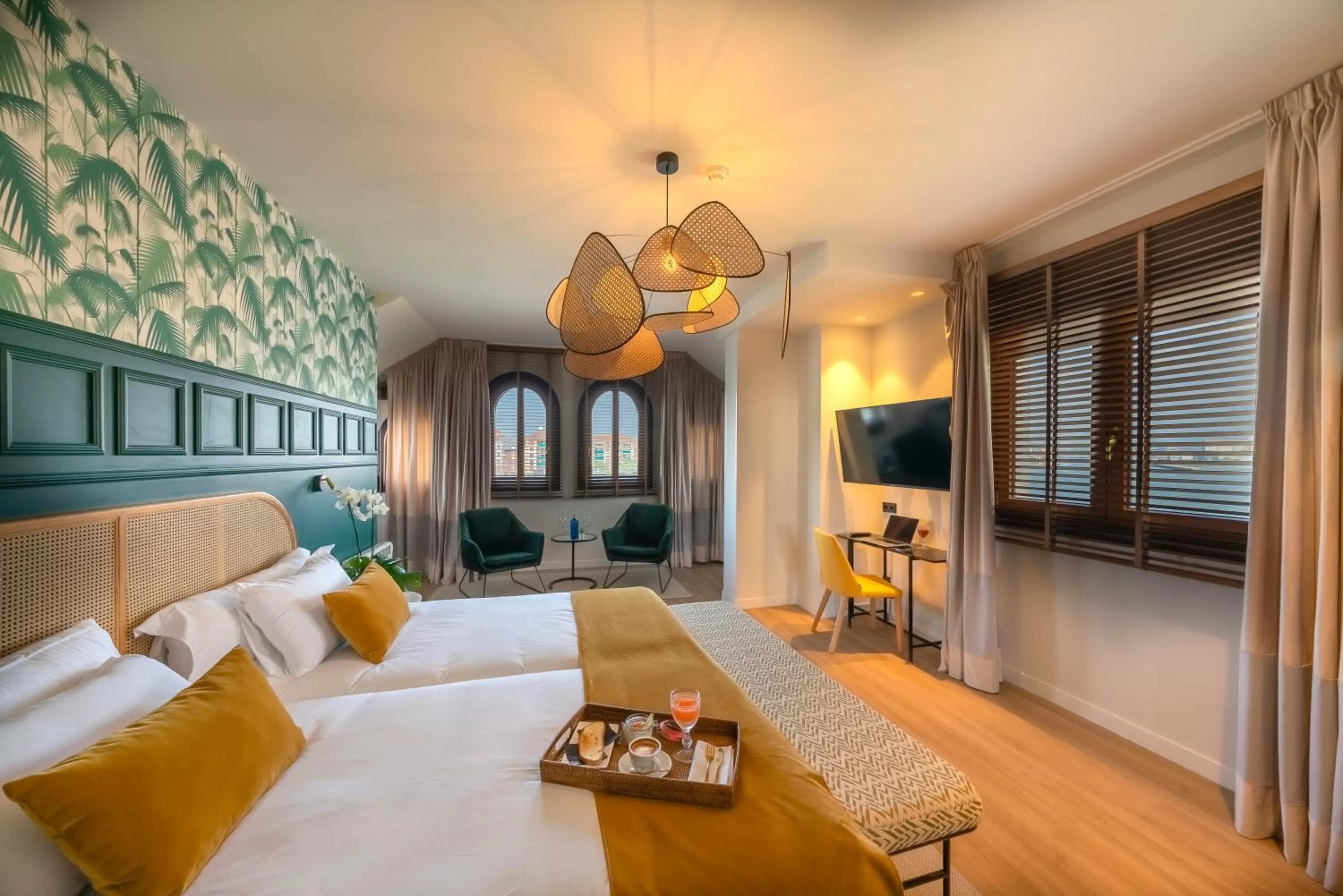 Bed in Puente Colgante Boutique Hotel