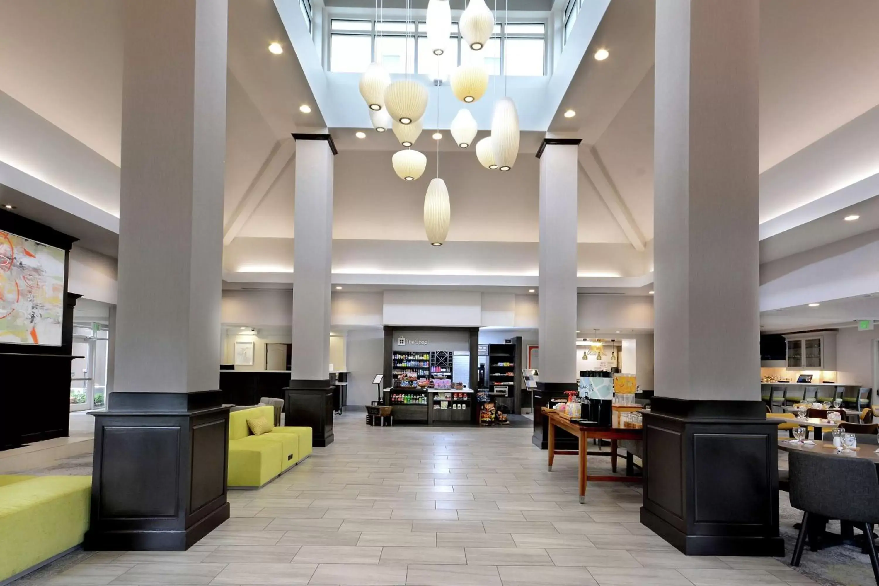 Lobby or reception in Hilton Garden Inn Greensboro