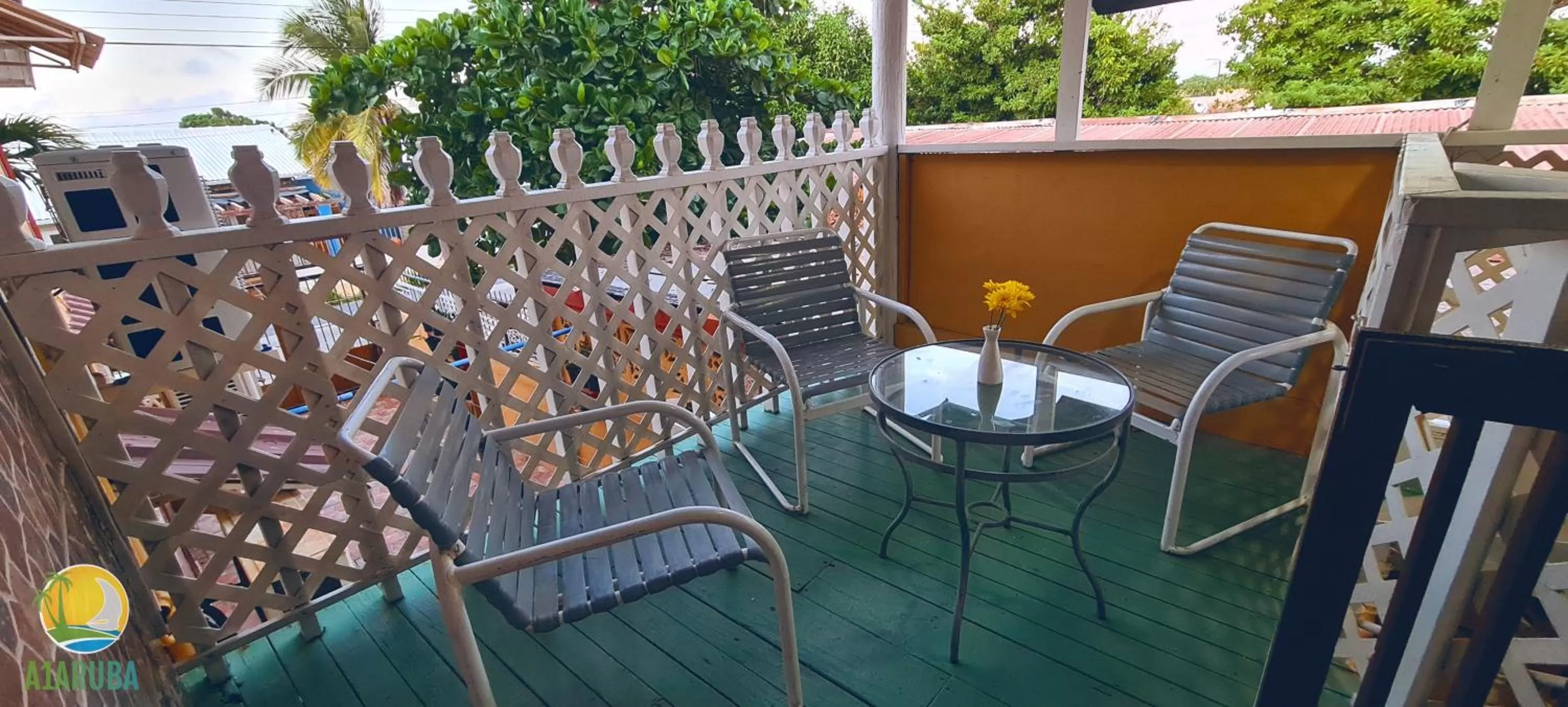 Patio in A1 Apartments Aruba