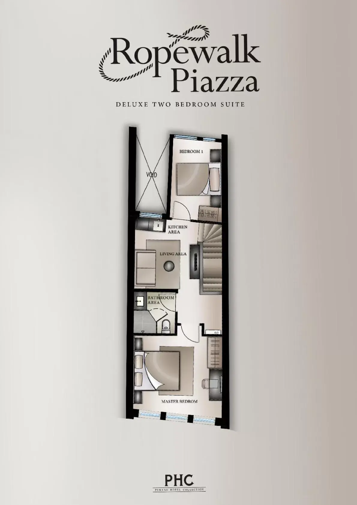 Floor Plan in Ropewalk Piazza Hotel by PHC