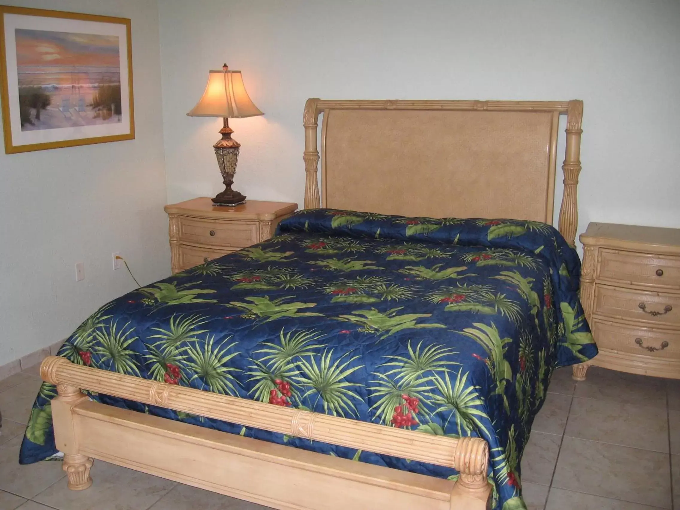 Bed in A Beach Retreat on Casey Key