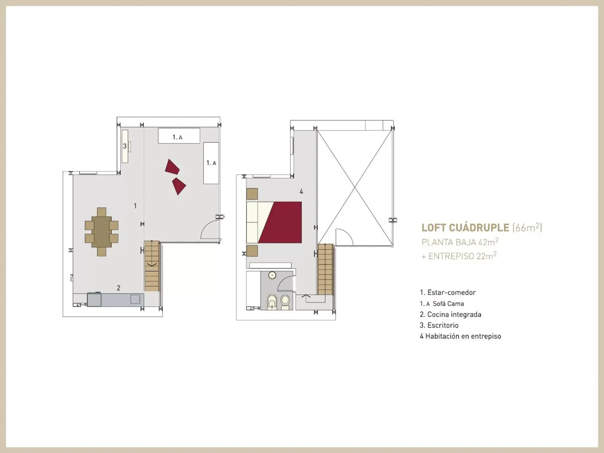 Floor Plan in HTL 9 de Julio BsAs