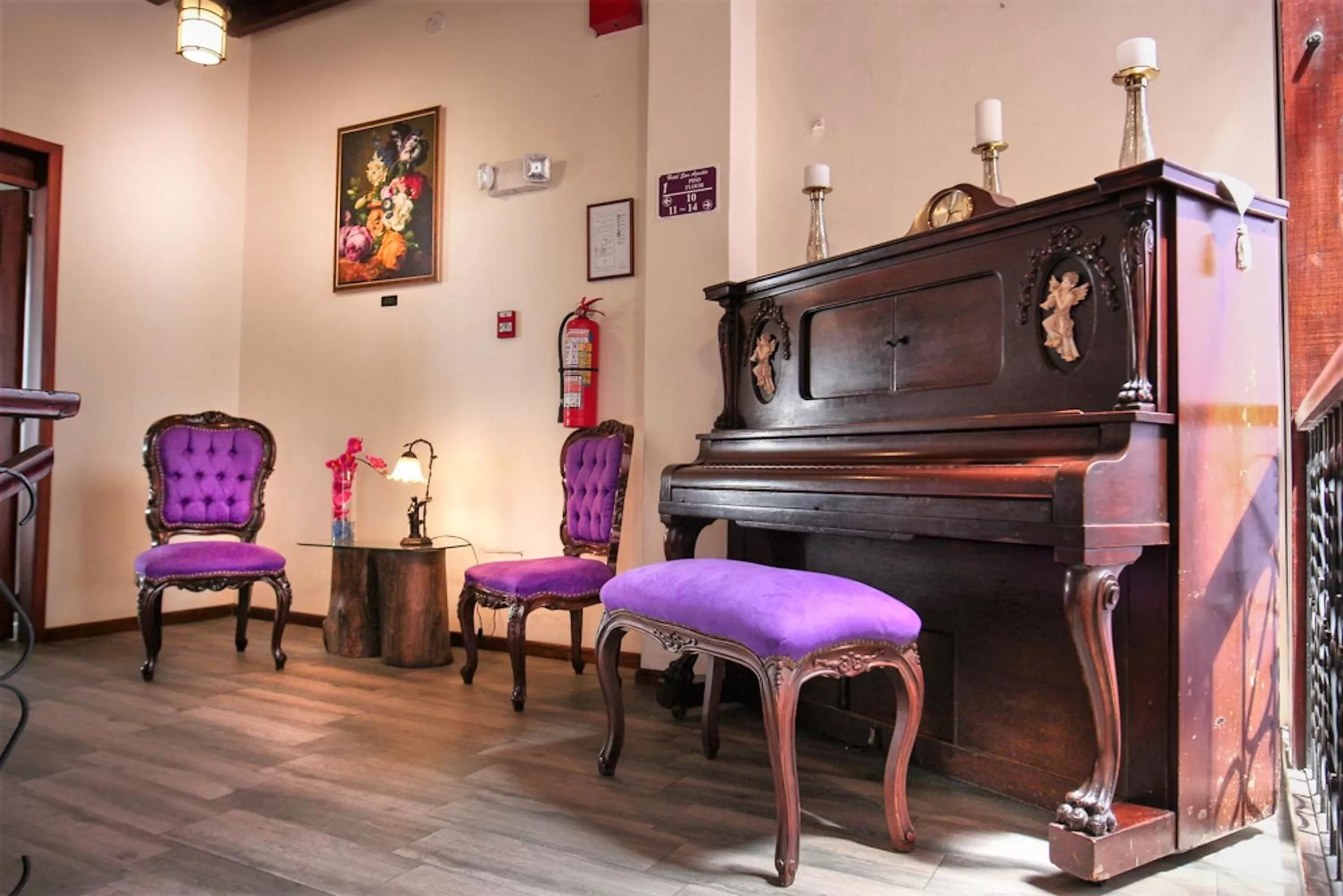 Decorative detail in Hotel Colonial San Agustin