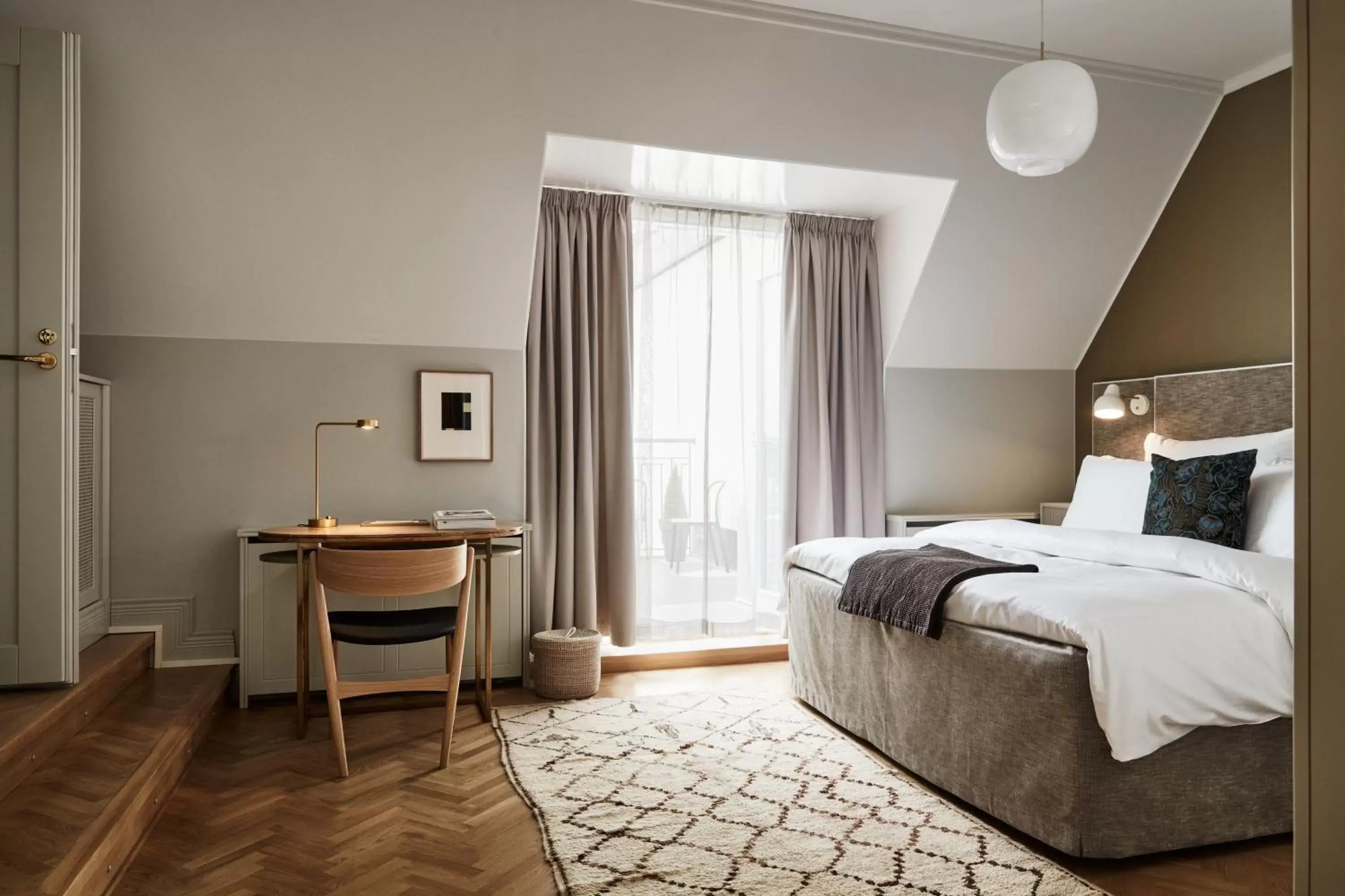 Atelier Room with Balcony (spa included) in Hotel St. George Helsinki Atelier Room with Balcony (spa included) in Hotel St. George Helsinki